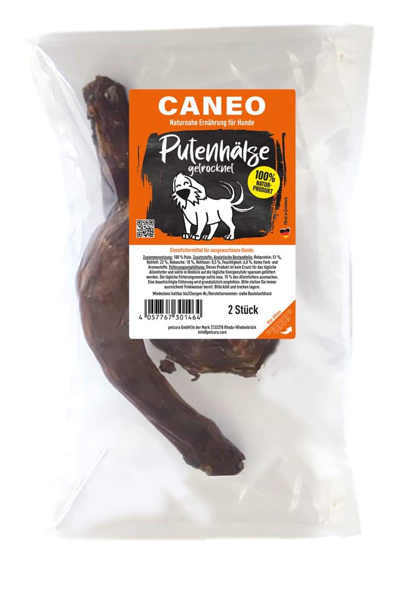 CANEO Hundetrockenfutter Putenhälse