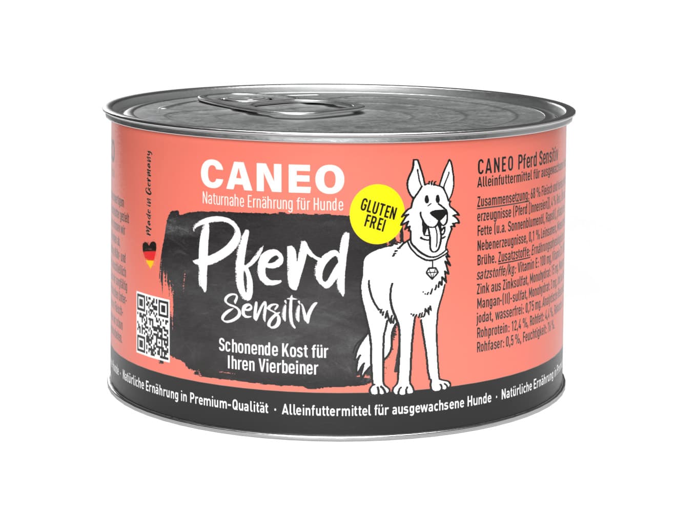 CANEO Nassfutter Sensitiv Pferd Dose