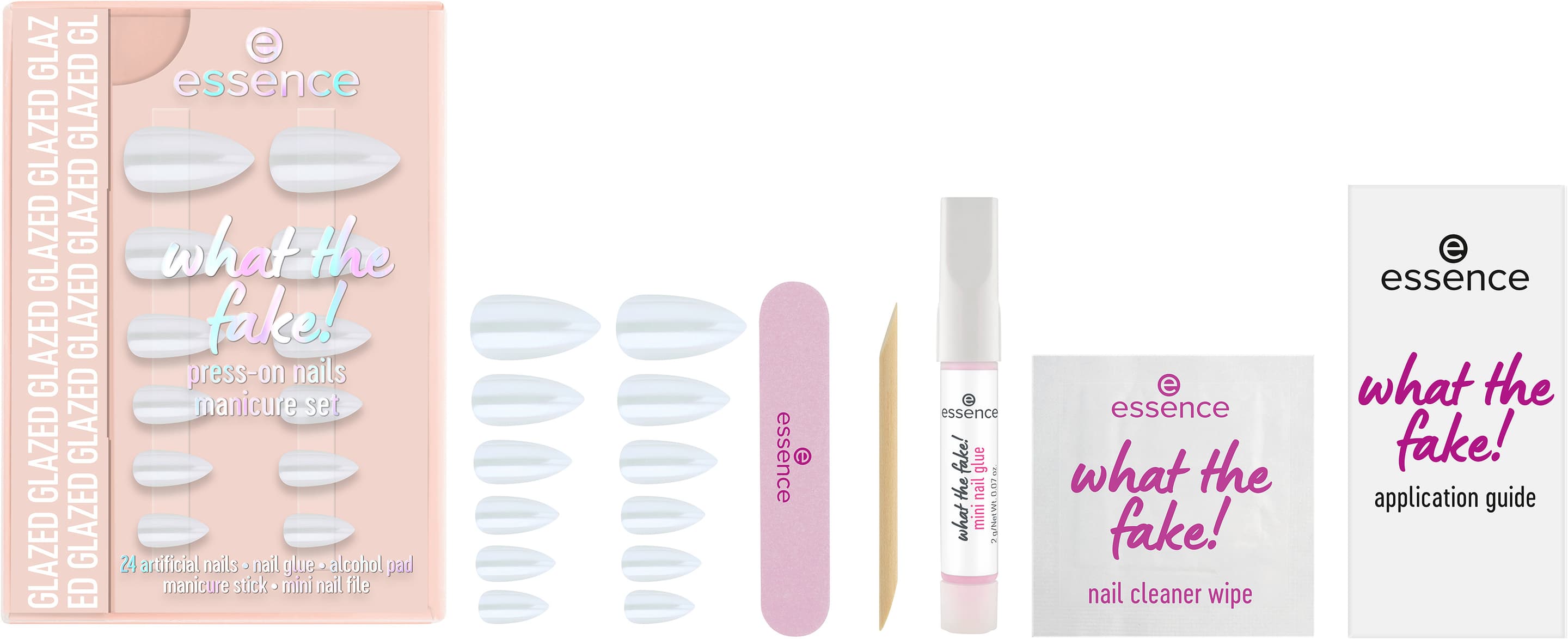 Produktbild essence what the fake! PRESS-ON NAILS manicure set 2 von 9