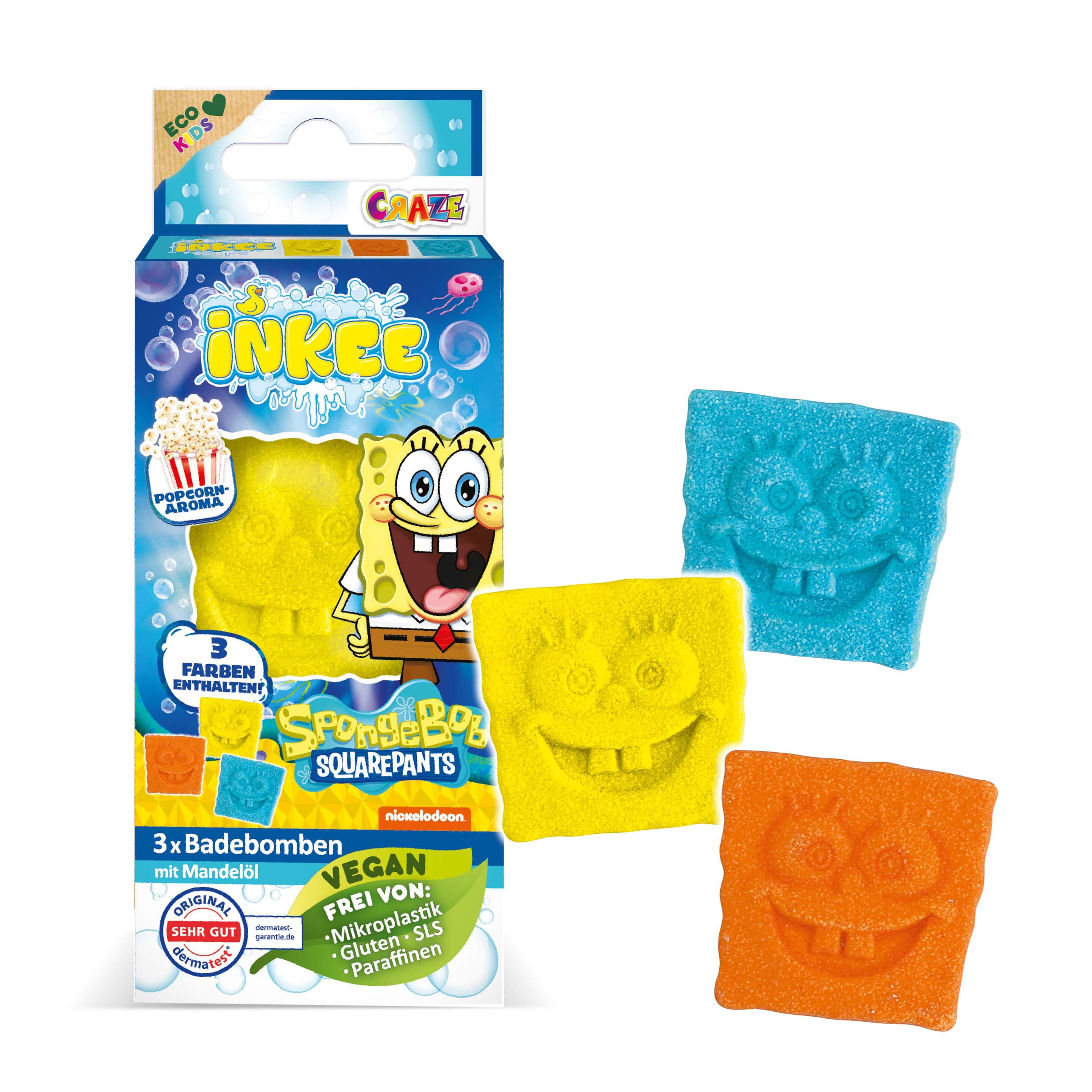 CRAZE - INKEE Badebombe 3er Pack