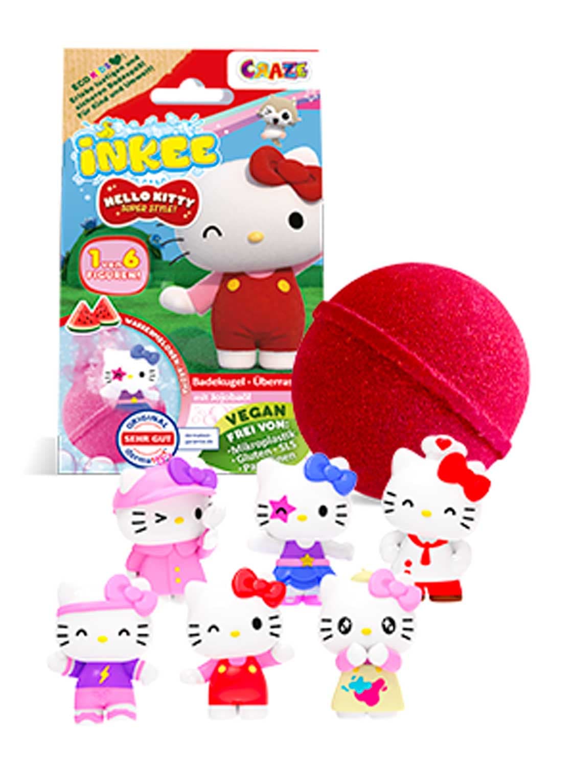 Produktbild CRAZE - INKEE HELLO KITTY MIT 1 VON 6 ÜBERRASCHUNGS-FIGUREN, 1 Stück, sortiert 2 von 6