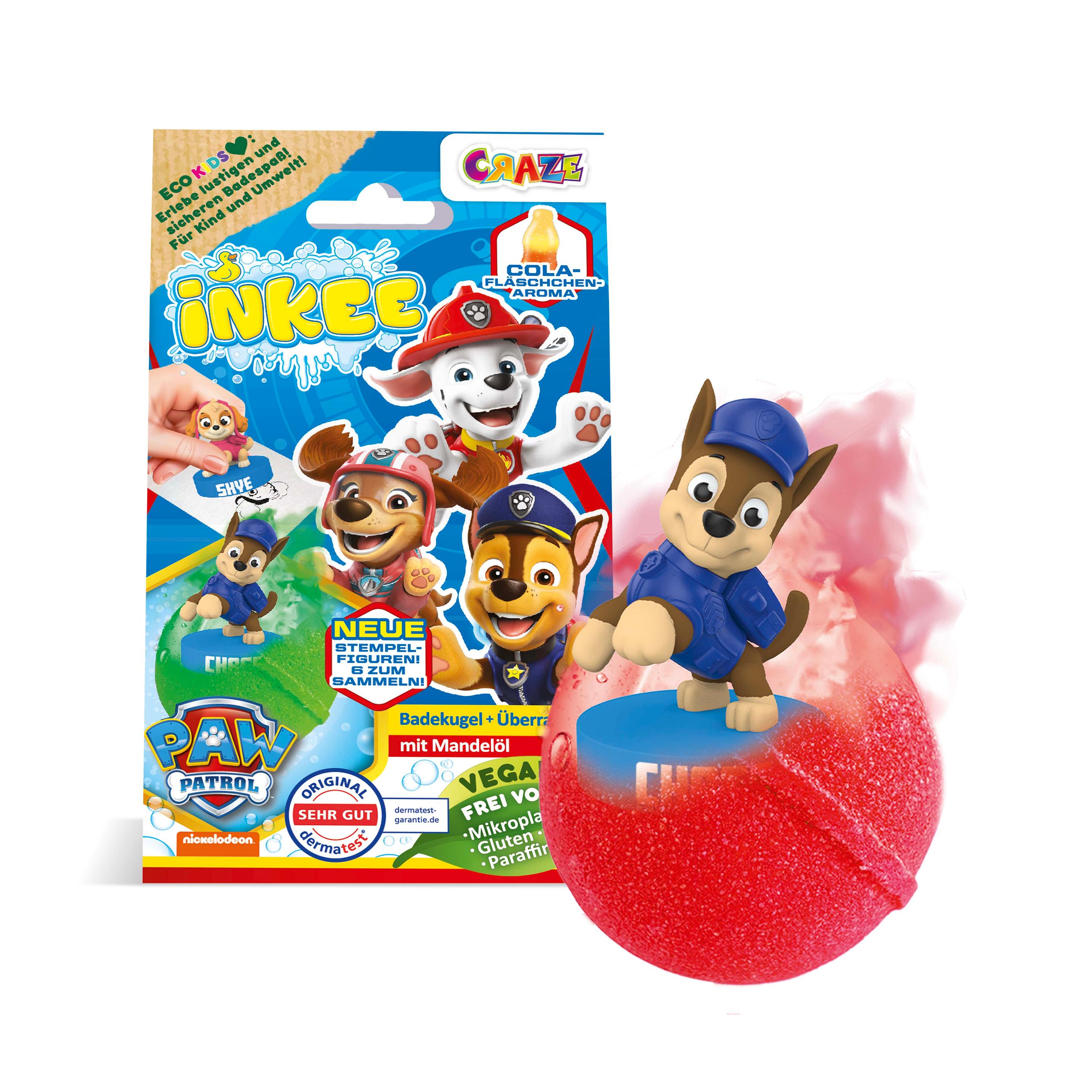 CRAZE - INKEE Paw Patrol Badekugel mit Überraschung