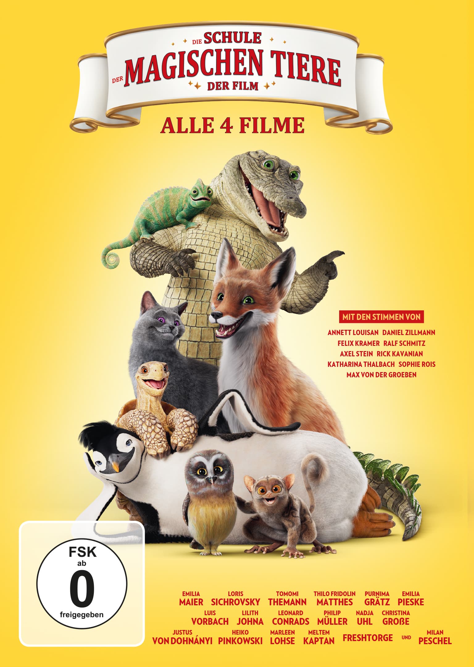 Die Schule der magischen Tiere 1-4 [4 DVDs]