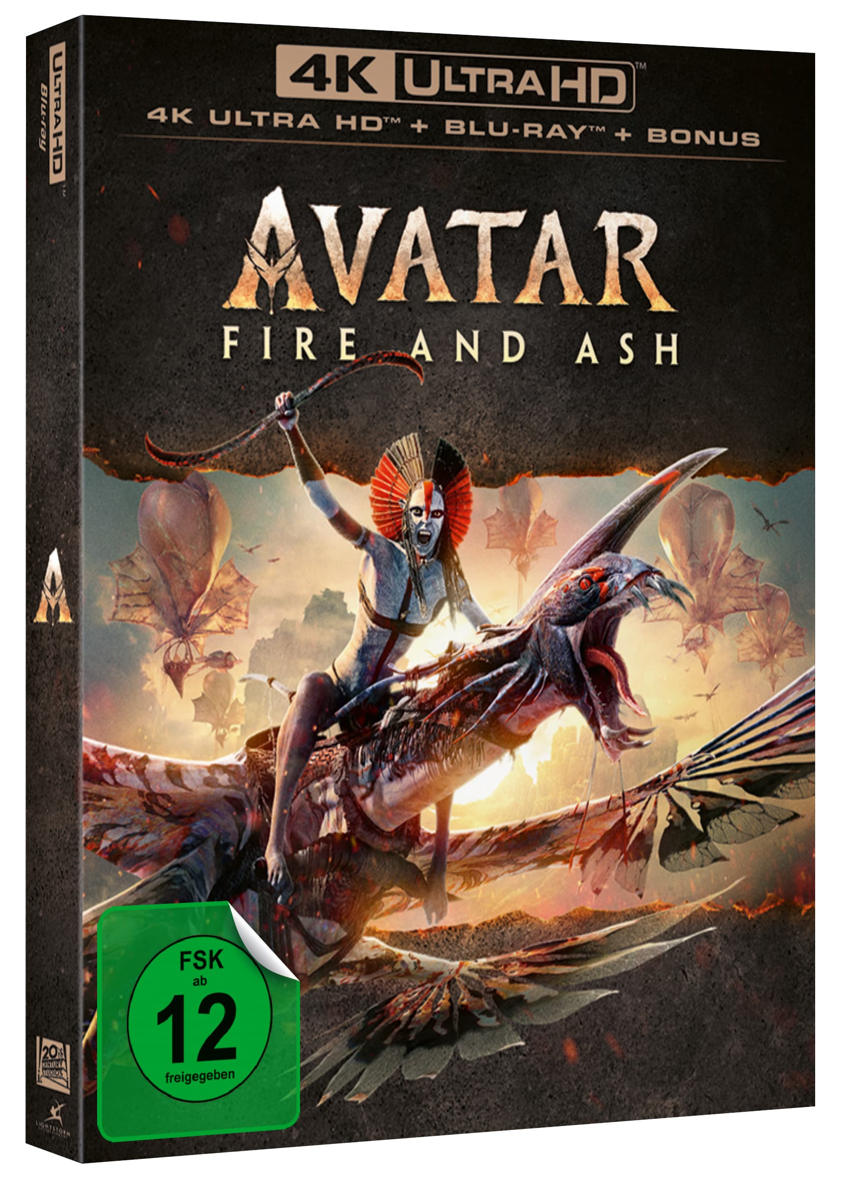 Avatar - Fire and Ash  (4K Ultra HD) (+ Blu-ray) (+ Bonus-Blu-ray)