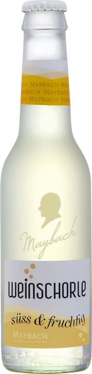 Maybach Weinschorle weiß süß