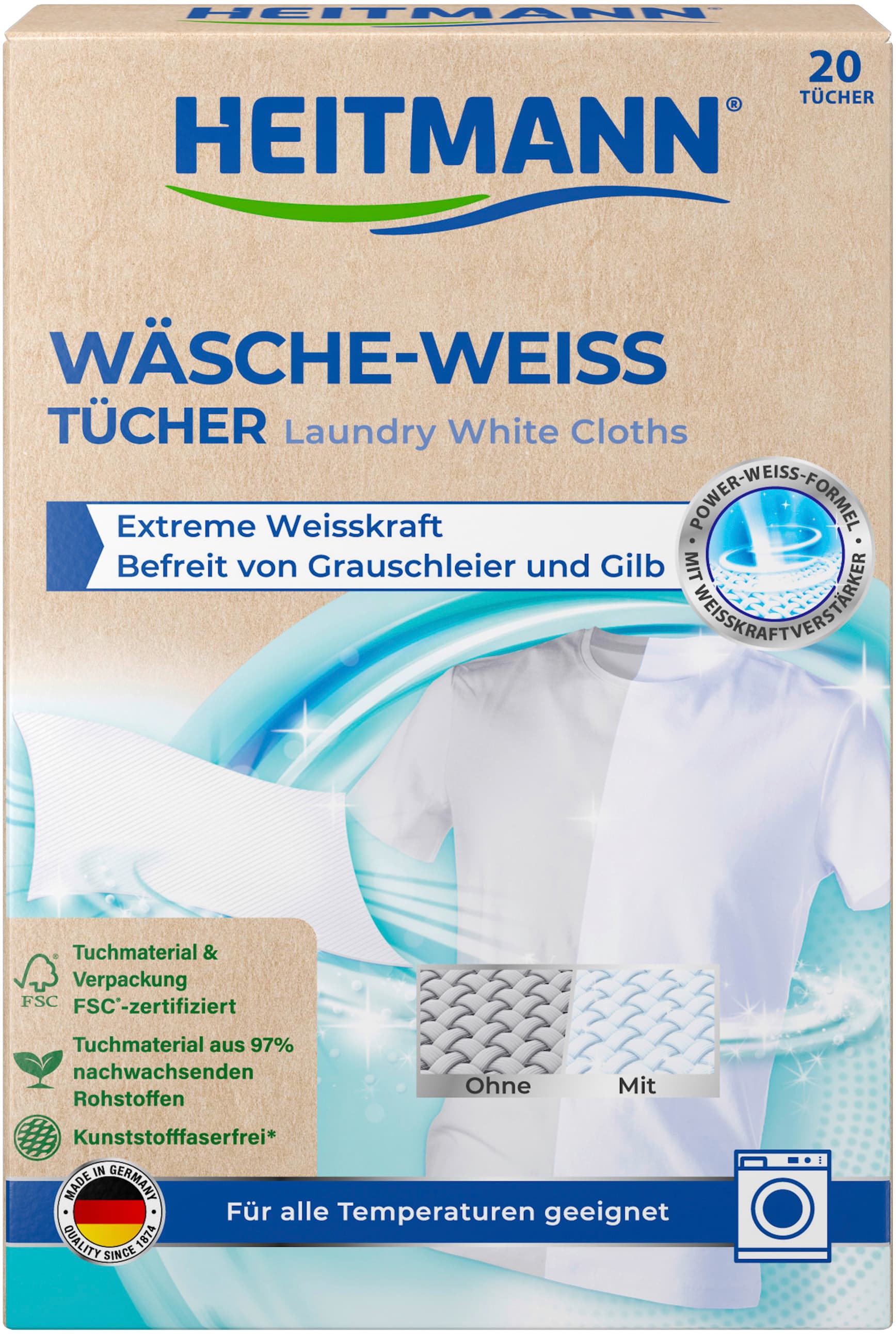 HEITMANN Wäsche-Weiss Tücher