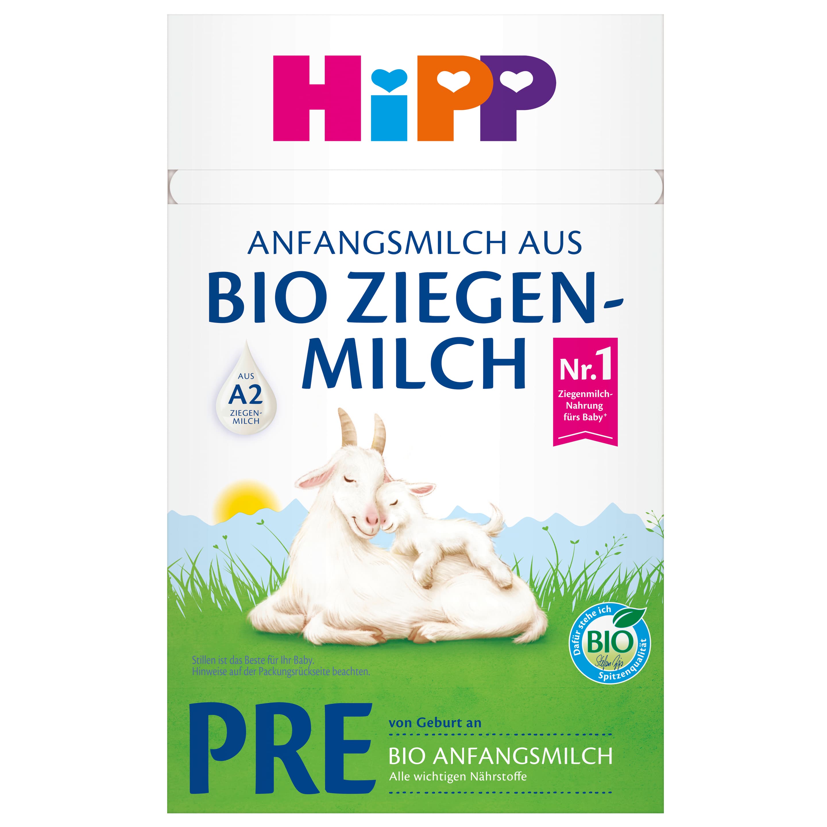 HiPP Milchnahrung Pre Bio Anfangsmilch aus Bio Ziegenmilch