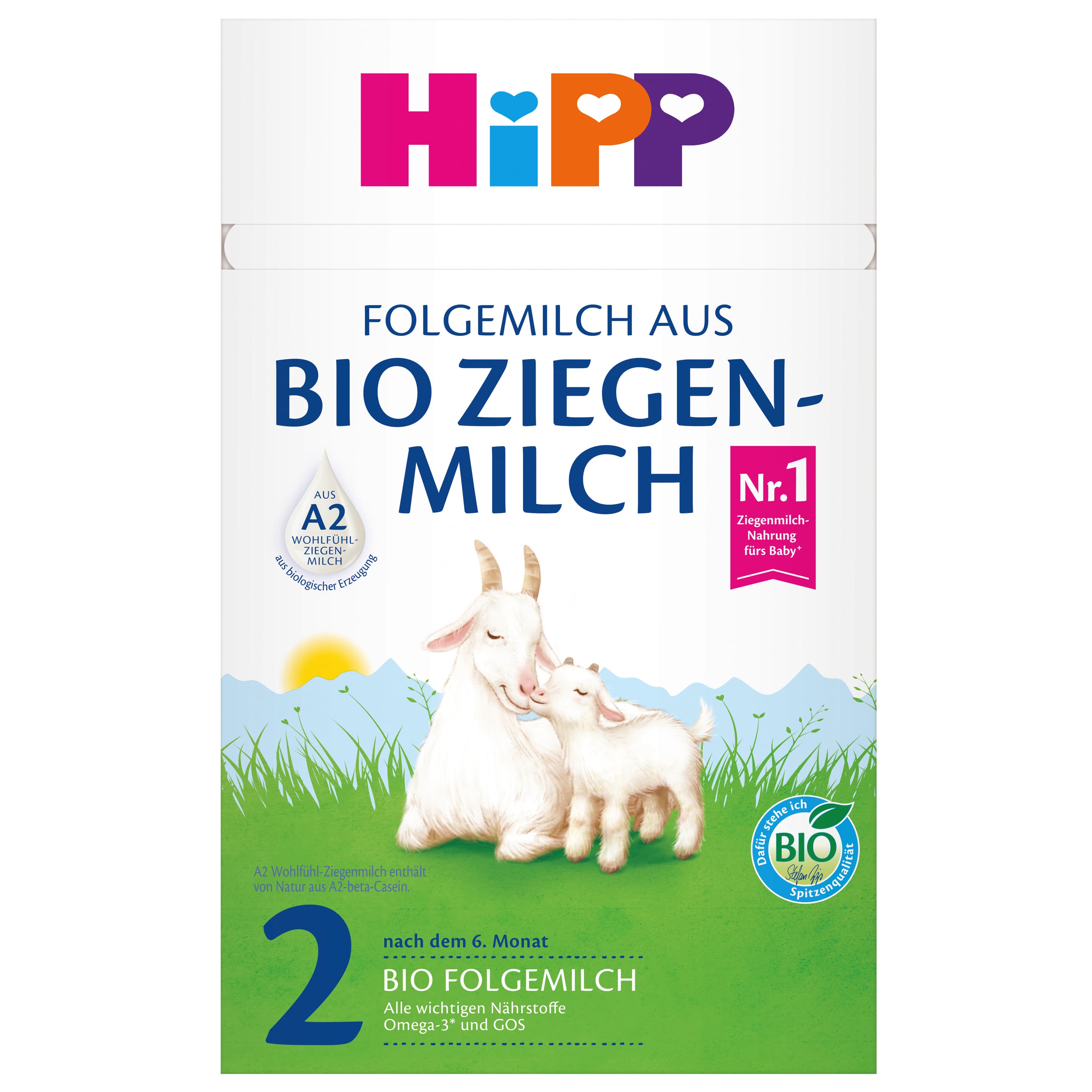 HiPP Milchnahrung aus Bio Ziegenmilch 2 Folgemilch aus Bio Ziegenmilch
