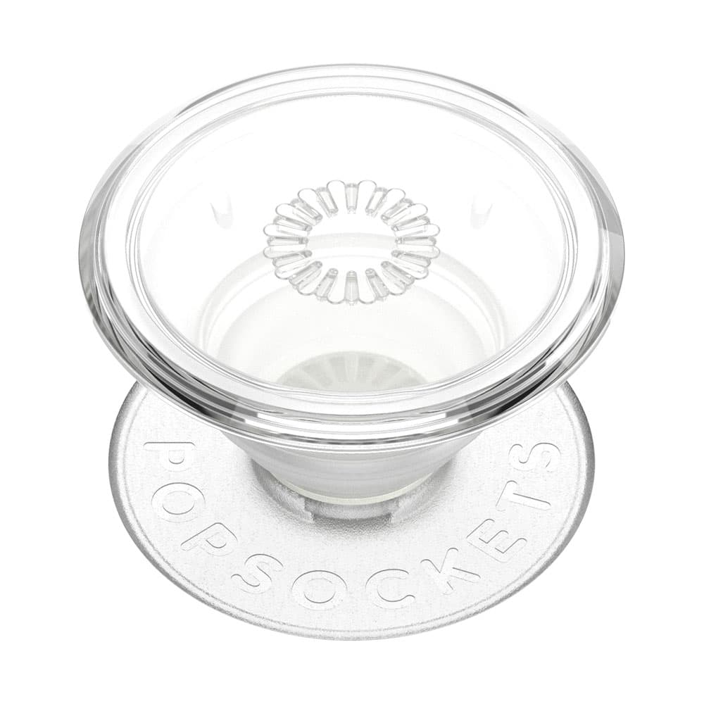 PopSockets PopGrip - ausziehbarer Handy-Griff Handyhalter - Clear