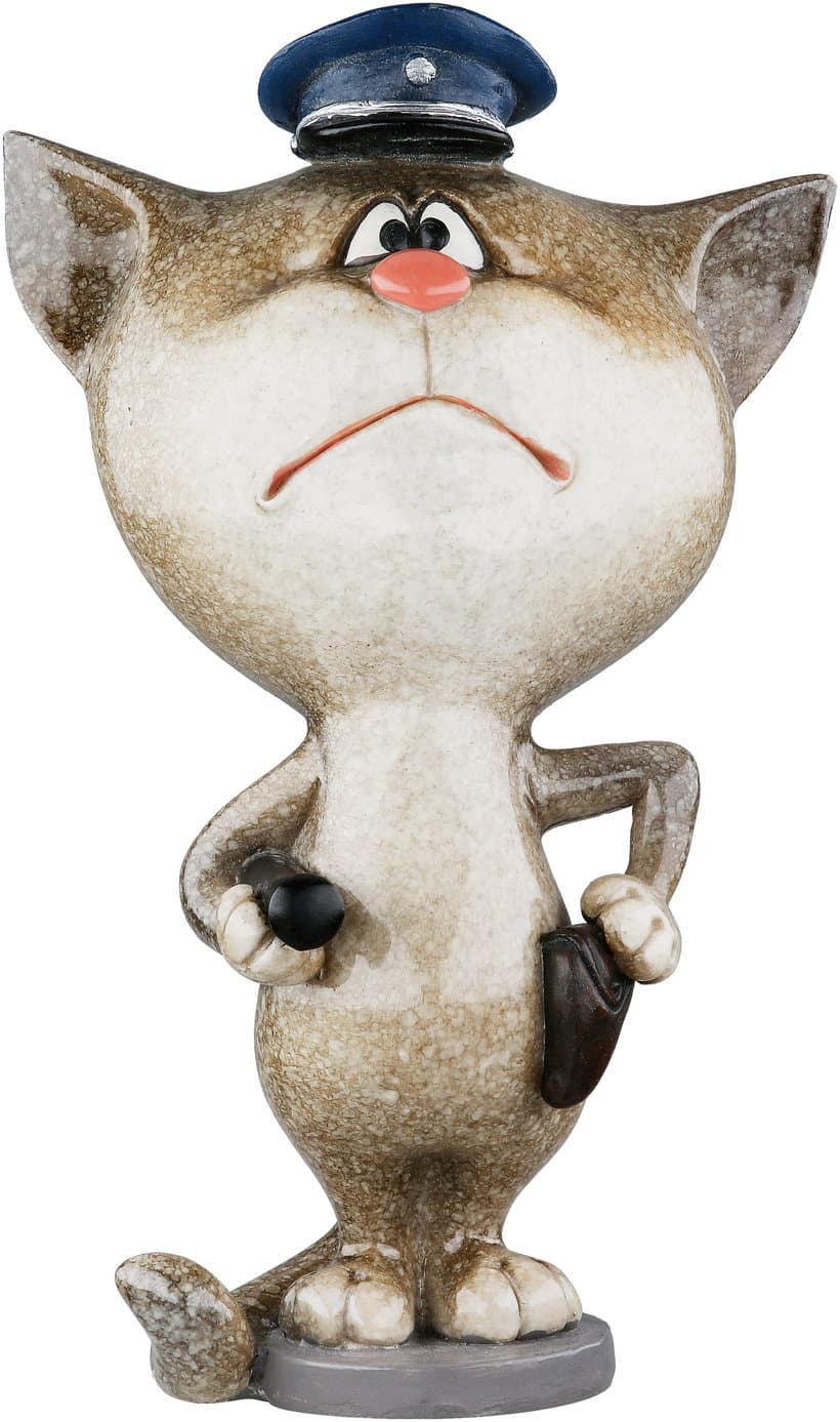 GILDE Figur Katze Polizist