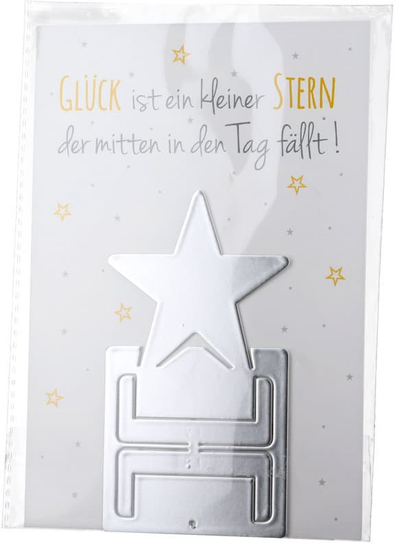 GILDE Grußkarte Stern