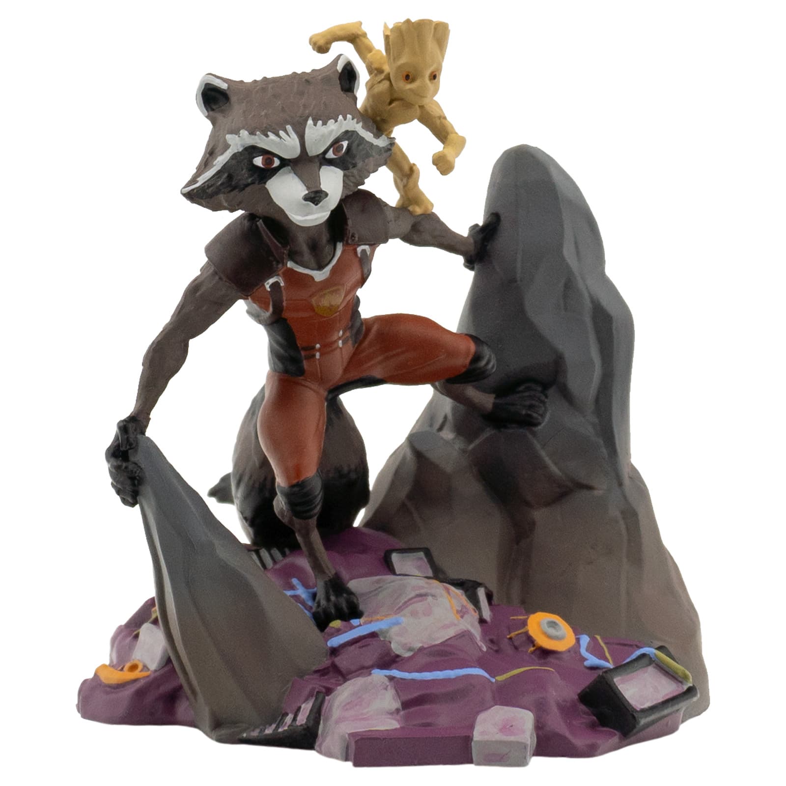 BULLYLAND - Marvel Rocket Figur – Guardians of the Galaxy Sammelfigur, handbemalt, ca. 10 cm