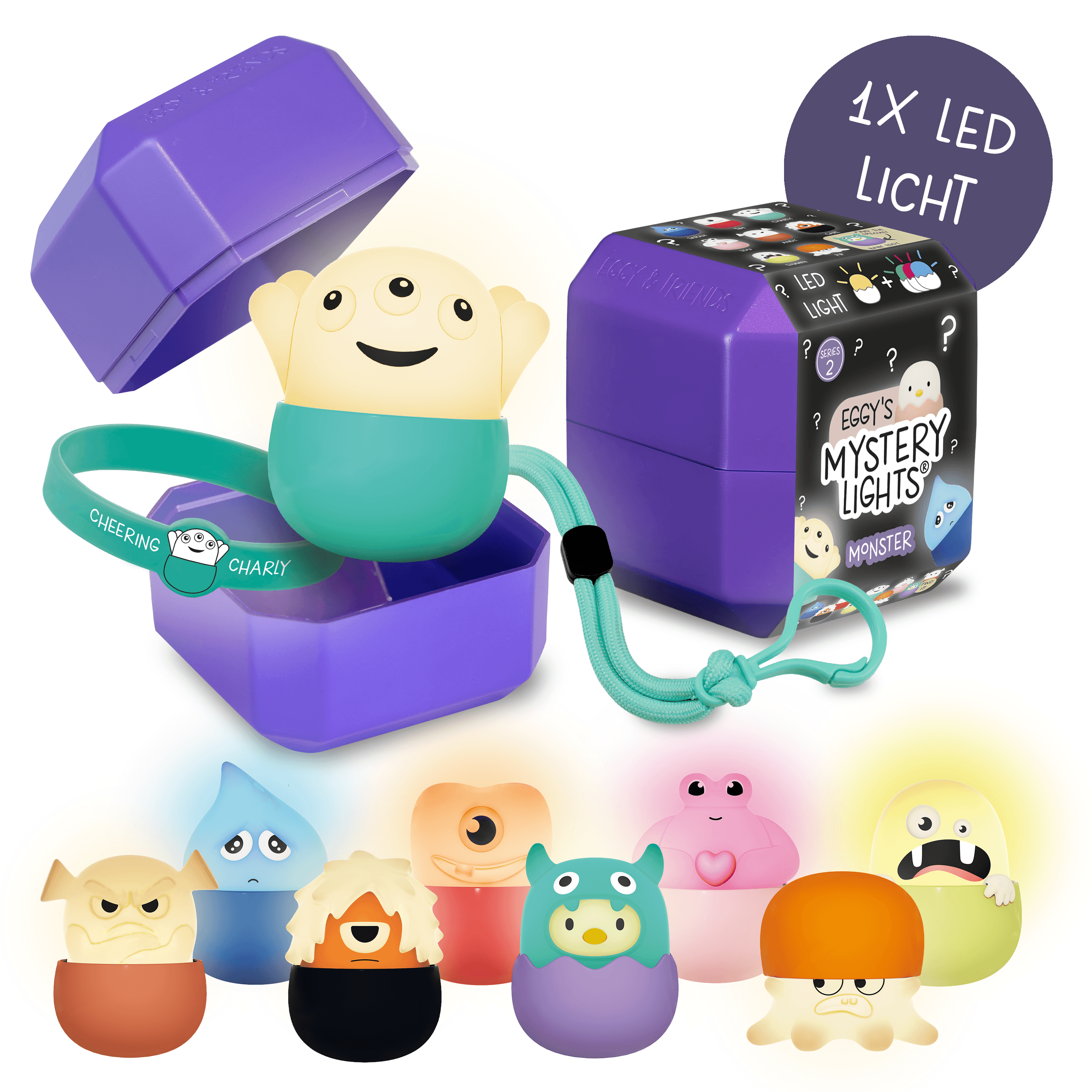EGGYS MYSTERY LIGHTS Serie 2 MONSTER EGGY&FRIENDS