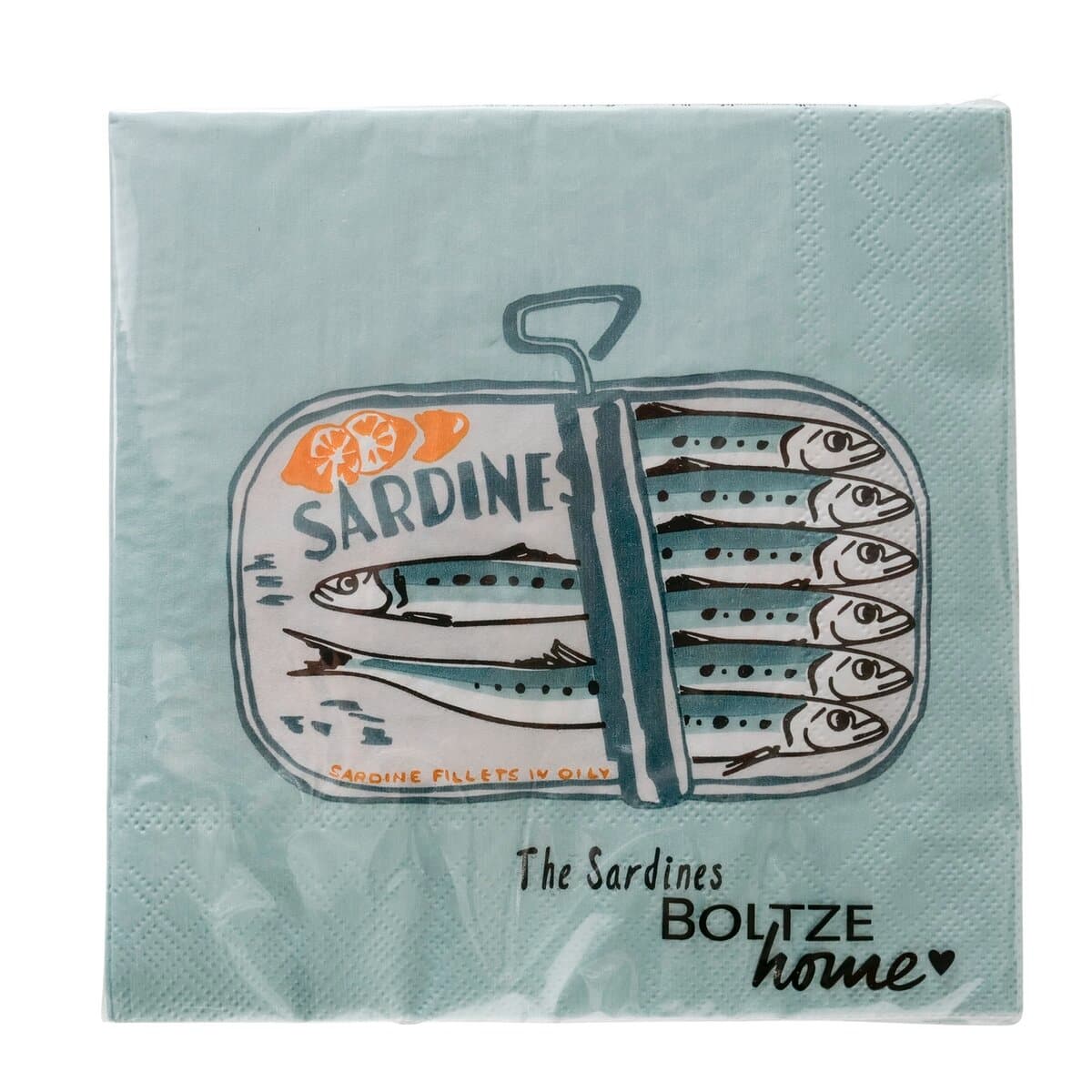 Boltze Servietten Sardine 16,5x16,5cm