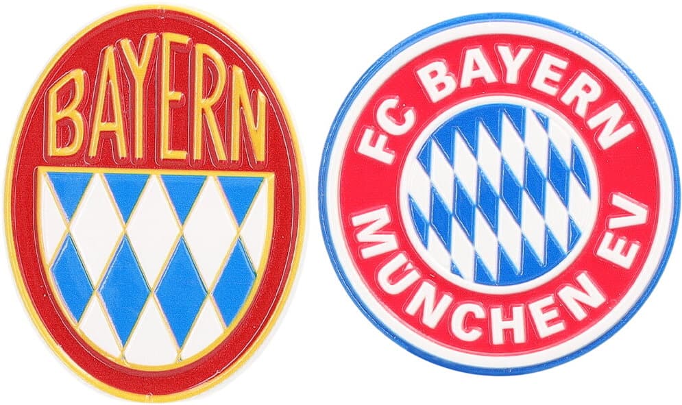 FC BAYERN MÜNCHEN Magnete Retro Logo 2er Pack