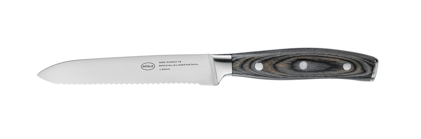 RÖSLE Universalmesser Wolfgrey 13cm