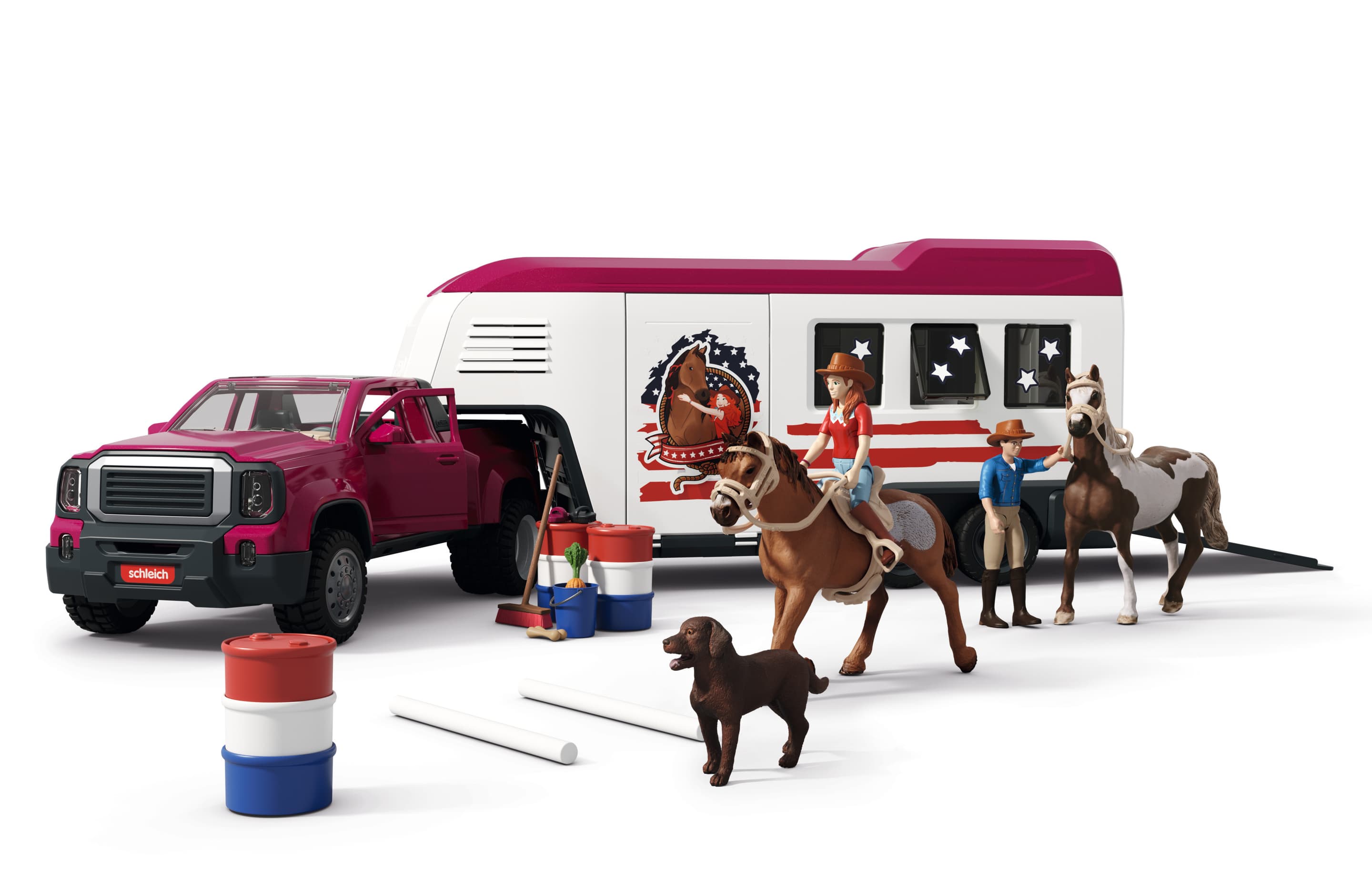 Schleich 42705 - Horse Club - Camioneta Lakeside con Colgantes