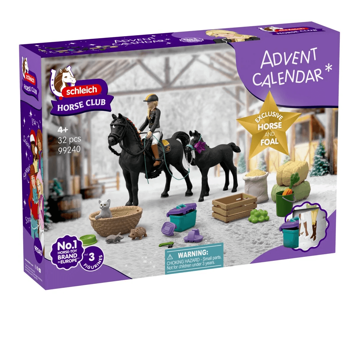 Schleich 99240 Adventskalender HORSE CLUB 2026 - Winter Wonderland Ausritt
