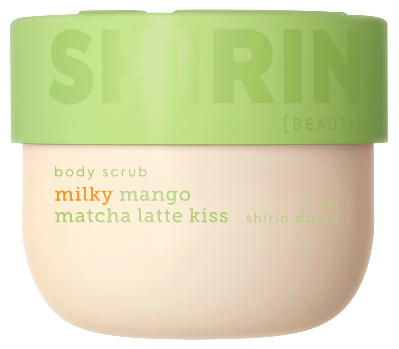 Shirin Beauty Body Scrub Milky Mango Matcha Latte Kiss