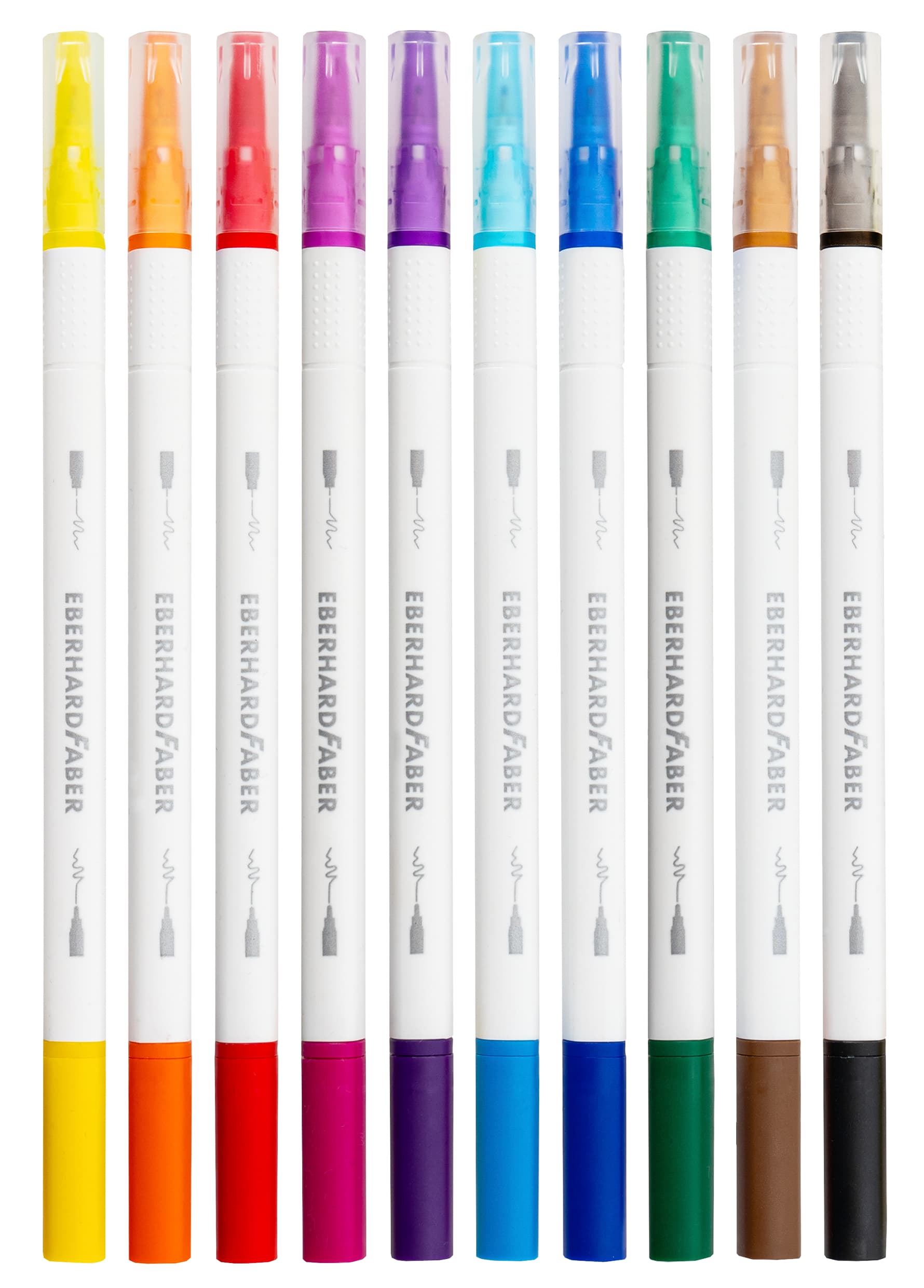 Produktbild EBERHARD FABER Duo Fineliner+Fasermaler 10er Kartonetui  2 von 3