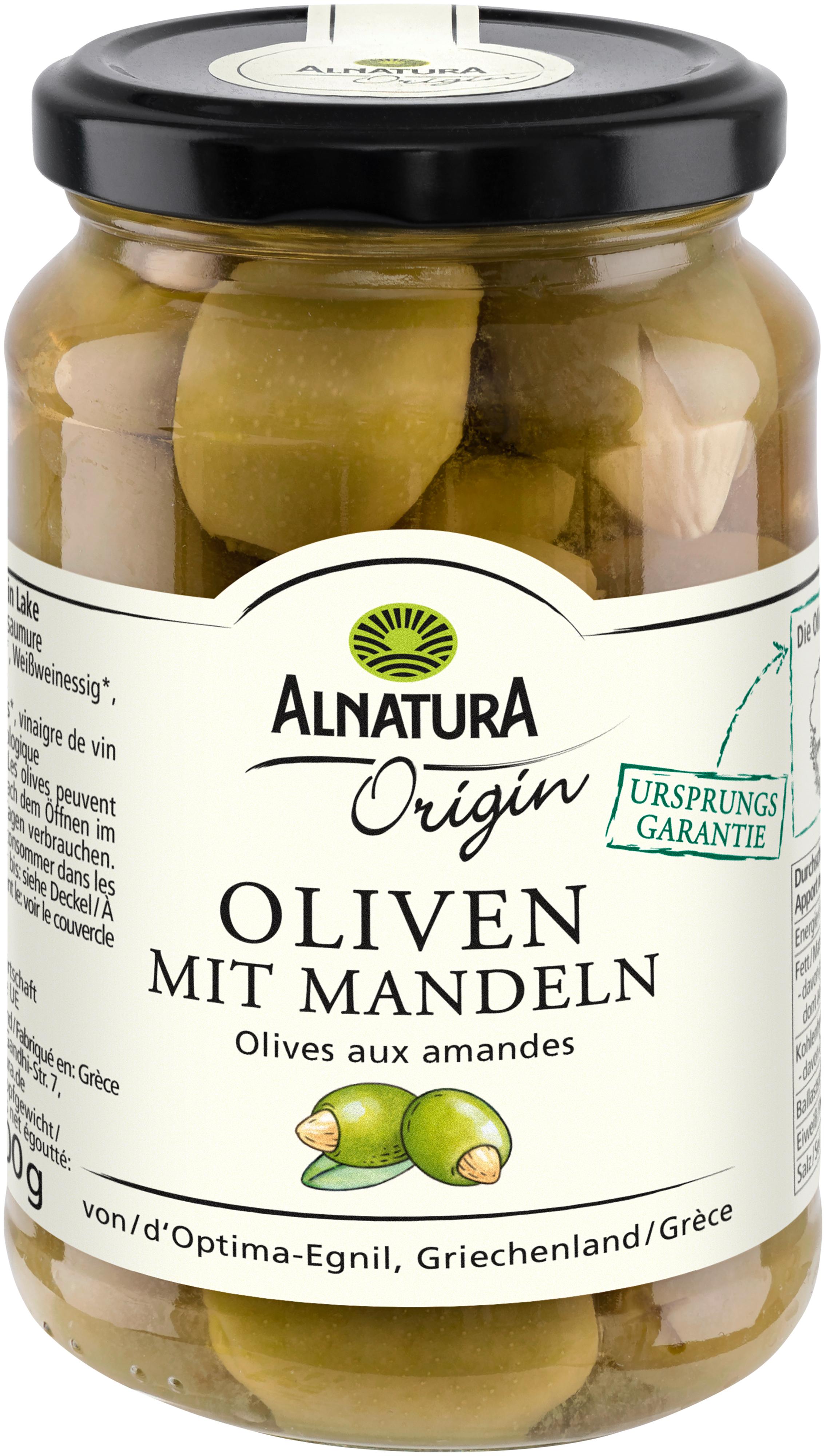Alnatura Bio Origin Oliven mit Mandeln
