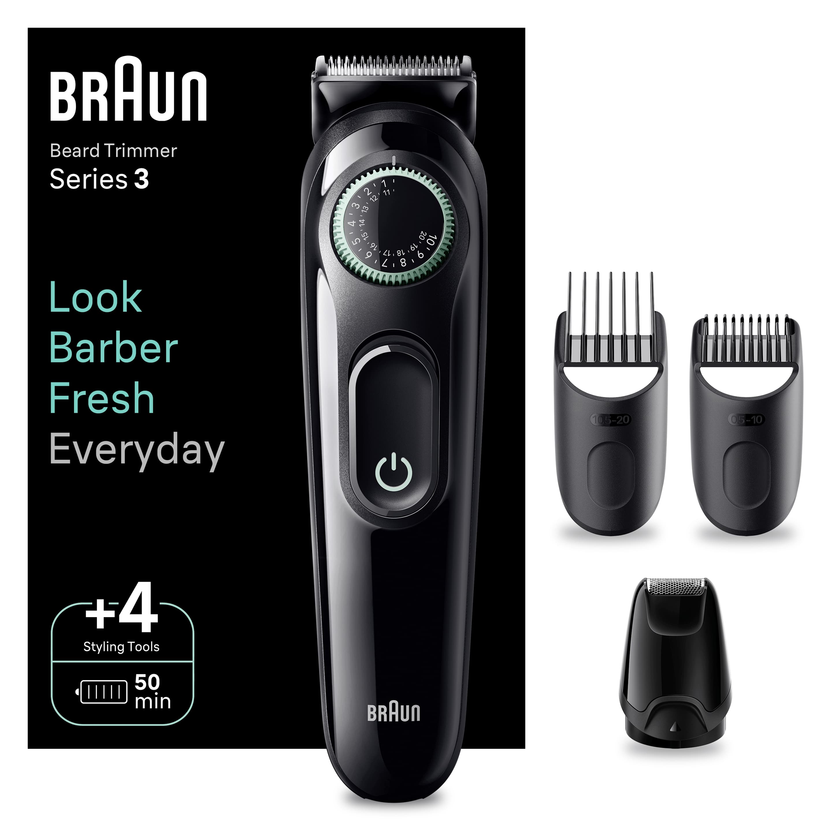 Produktbild BRAUN Barttrimmer Series 3 BT3421 3 von 4