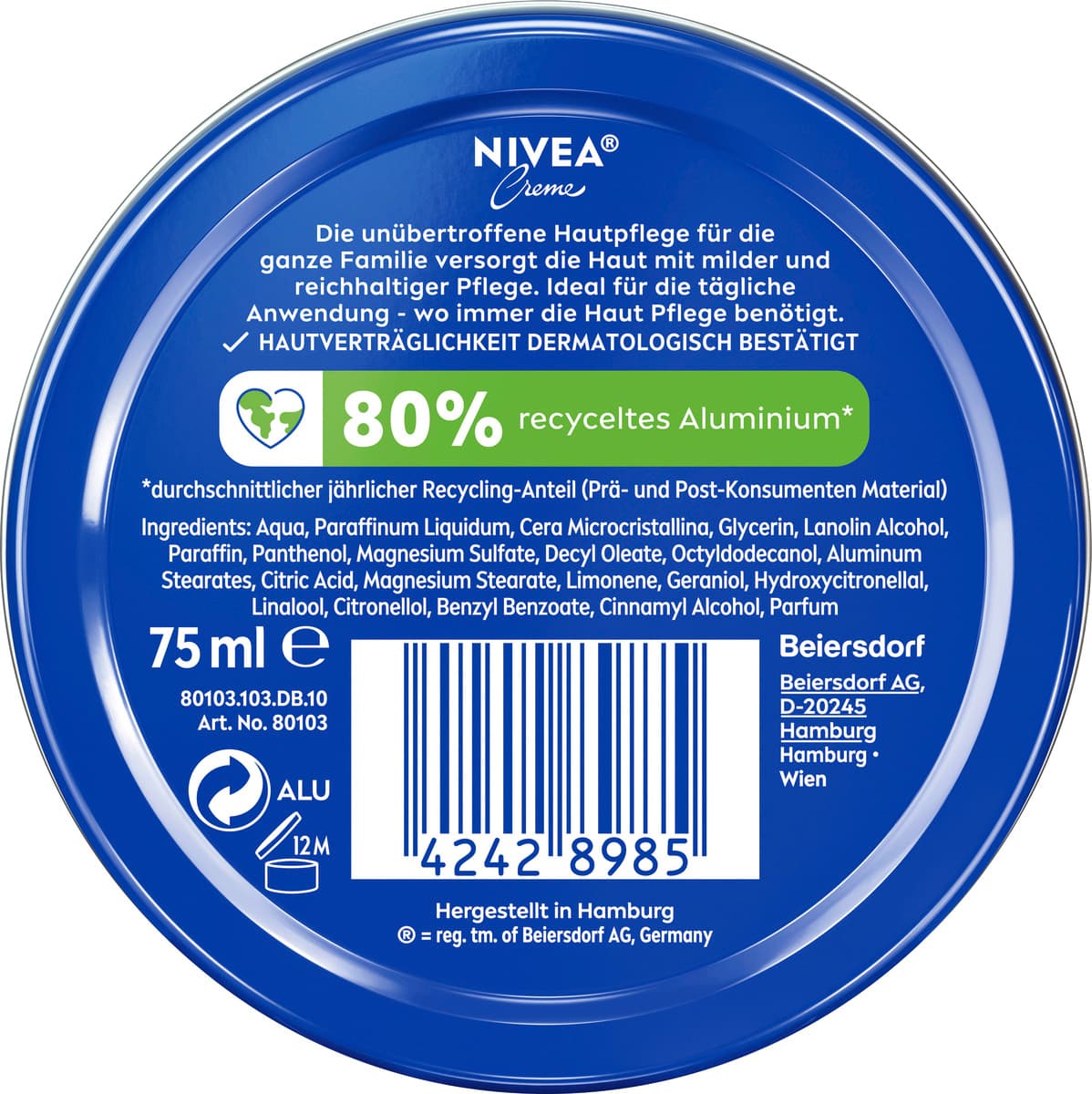 Produktbild NIVEA Creme Dose 2 von 19