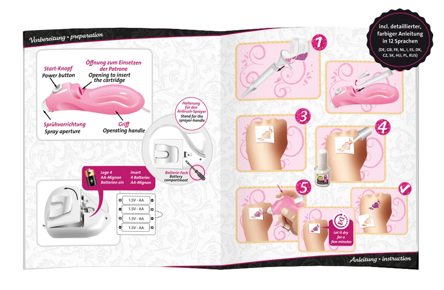 Produktbild Lena 42443 - Airbrush Tattoo Studio 5 von 5
