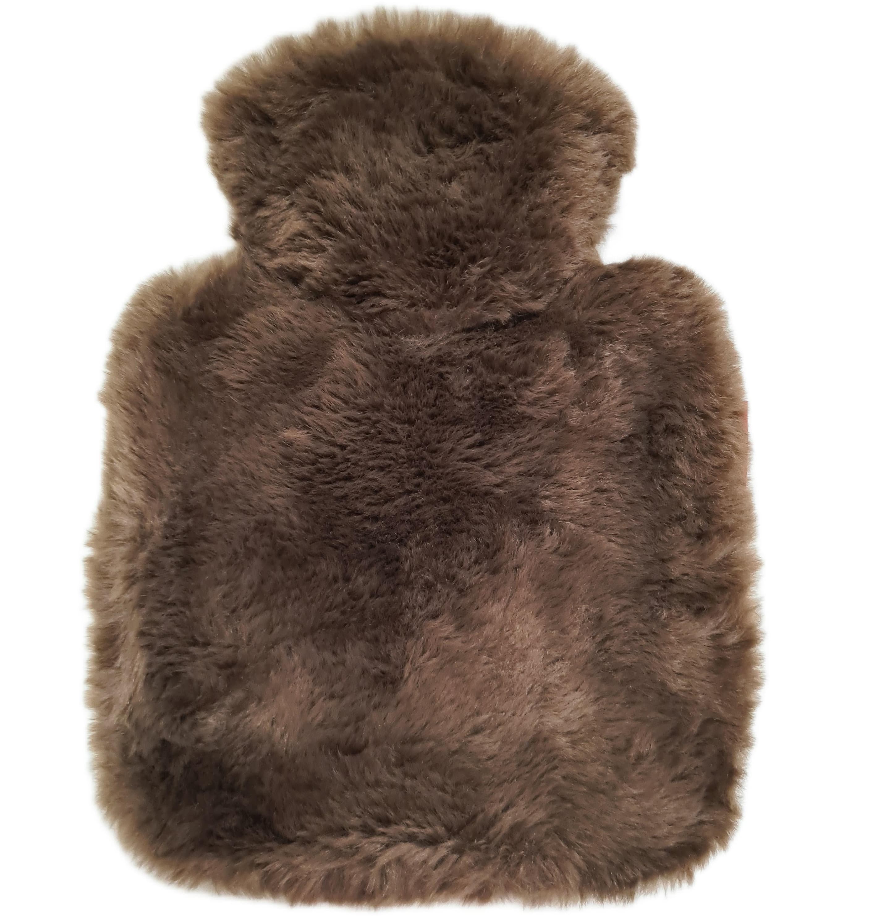 Hugo Frosch Juniorwärmflasche 0,6l mit Langhaar-Flauschbezug