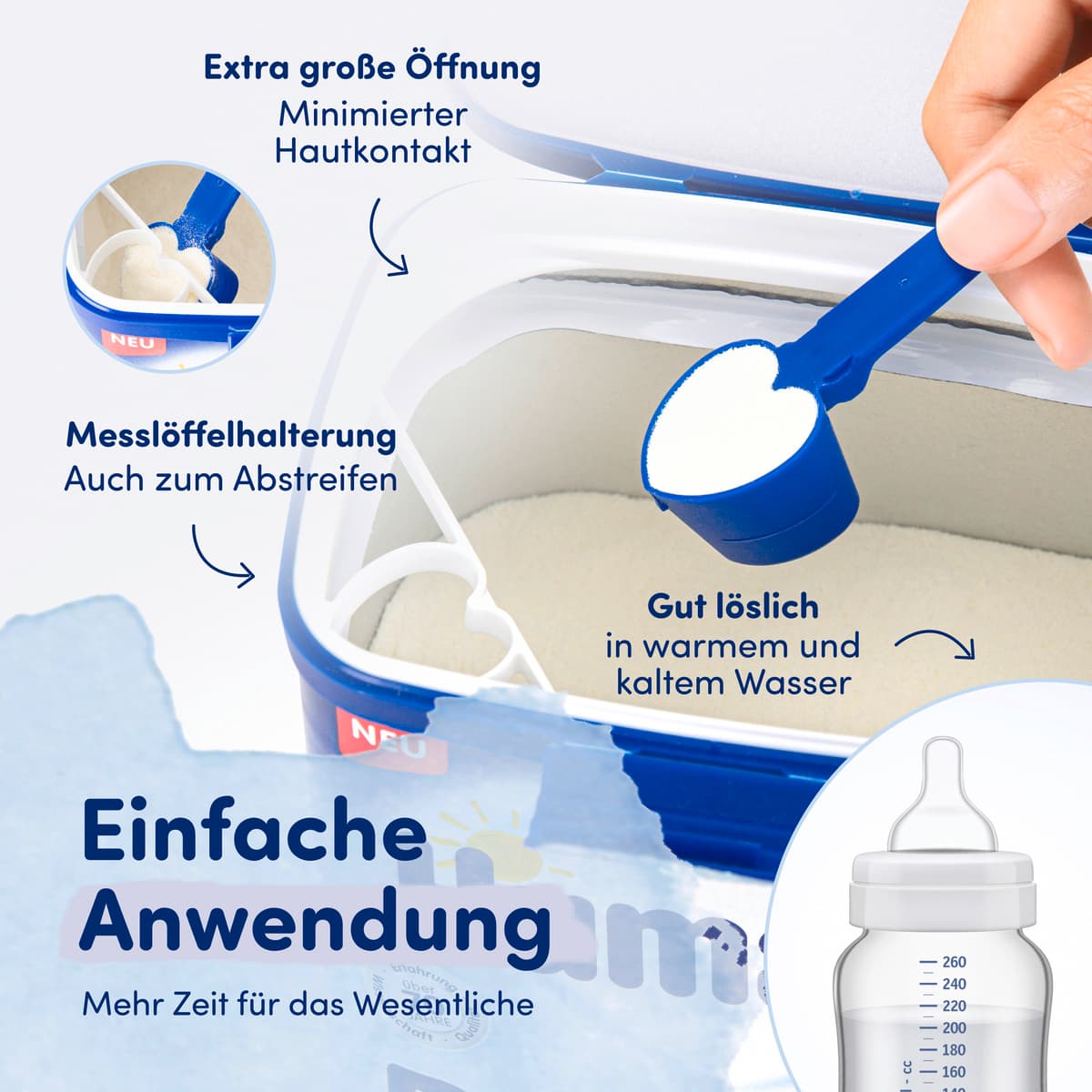 Produktbild Humana Anfangsmilch PRE 5HMO  7 von 8