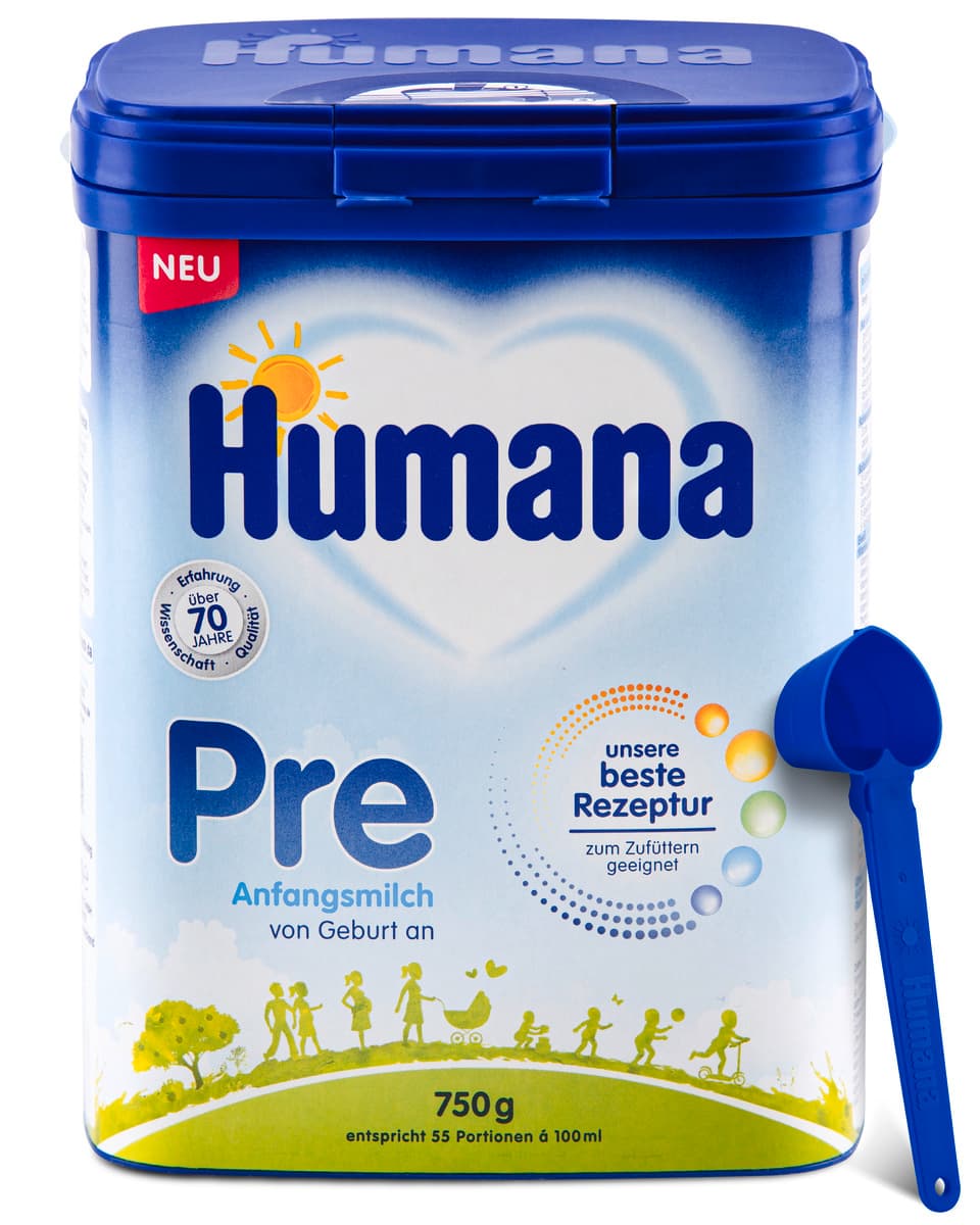 Produktbild Humana Anfangsmilch PRE 5HMO  2 von 8
