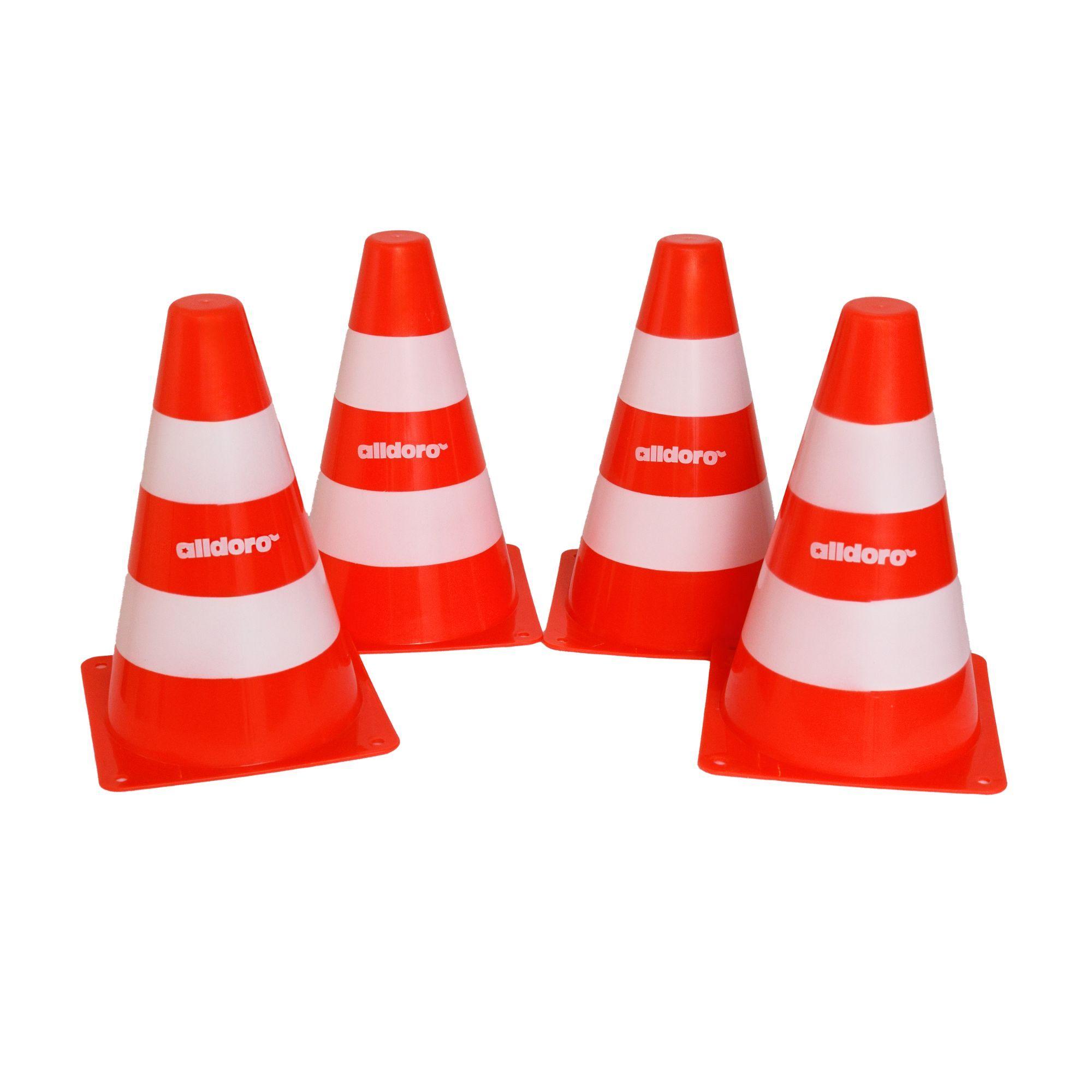 alldoro 60090 - Pylonen, 4er Set, je 17 x 13 x13 cm