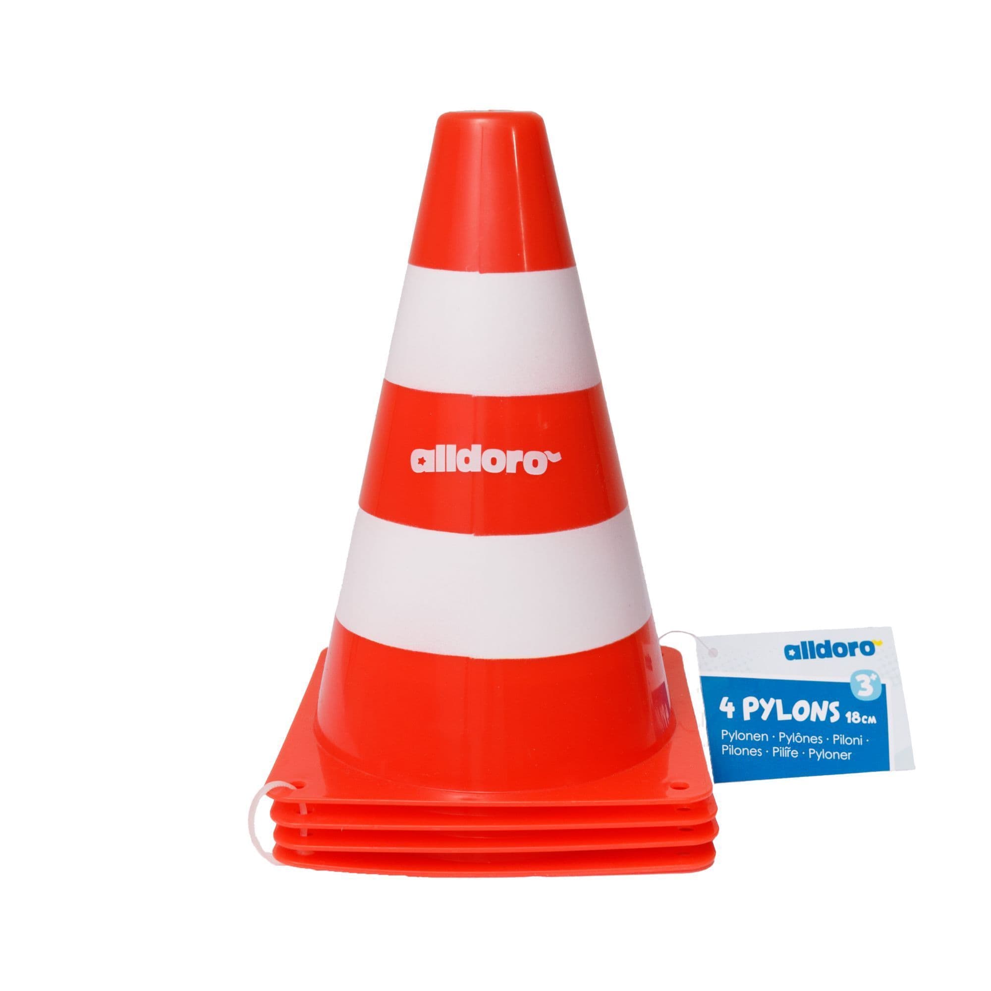 Produktbild alldoro 60090 - Pylonen, 4er Set, je 17 x 13 x13 cm 9 von 10