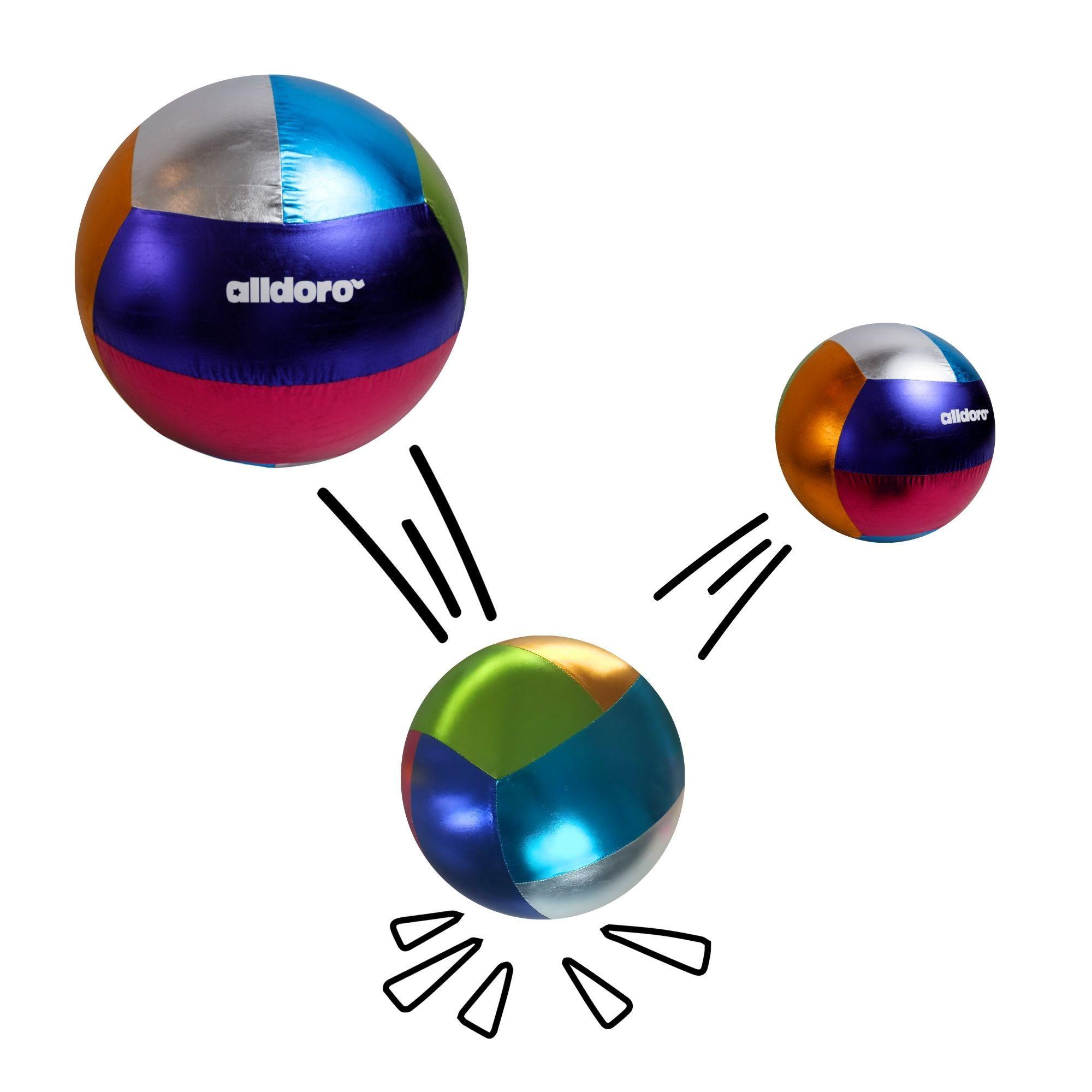 Produktbild alldoro 60299 - XXL Metallic Ball, aufblasbar Ø 60 cm 5 von 8