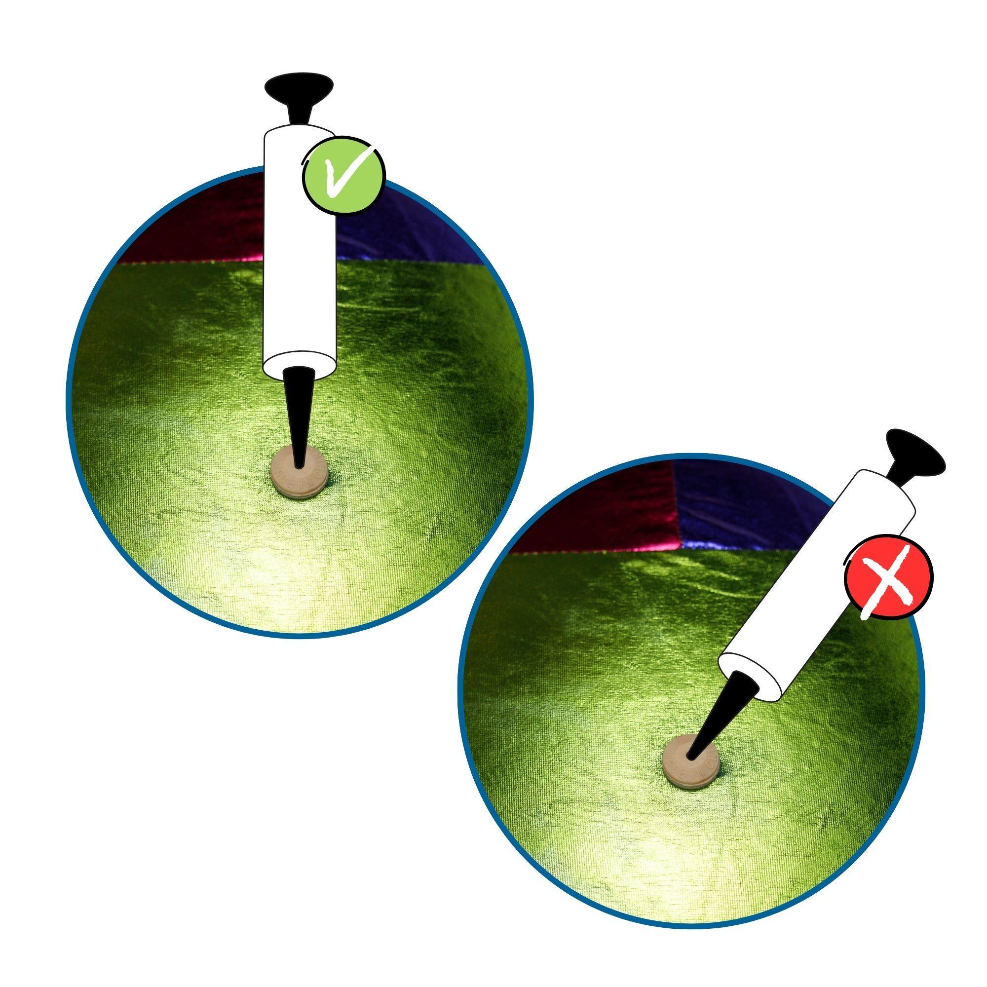 Produktbild alldoro 60299 - XXL Metallic Ball, aufblasbar Ø 60 cm 6 von 8