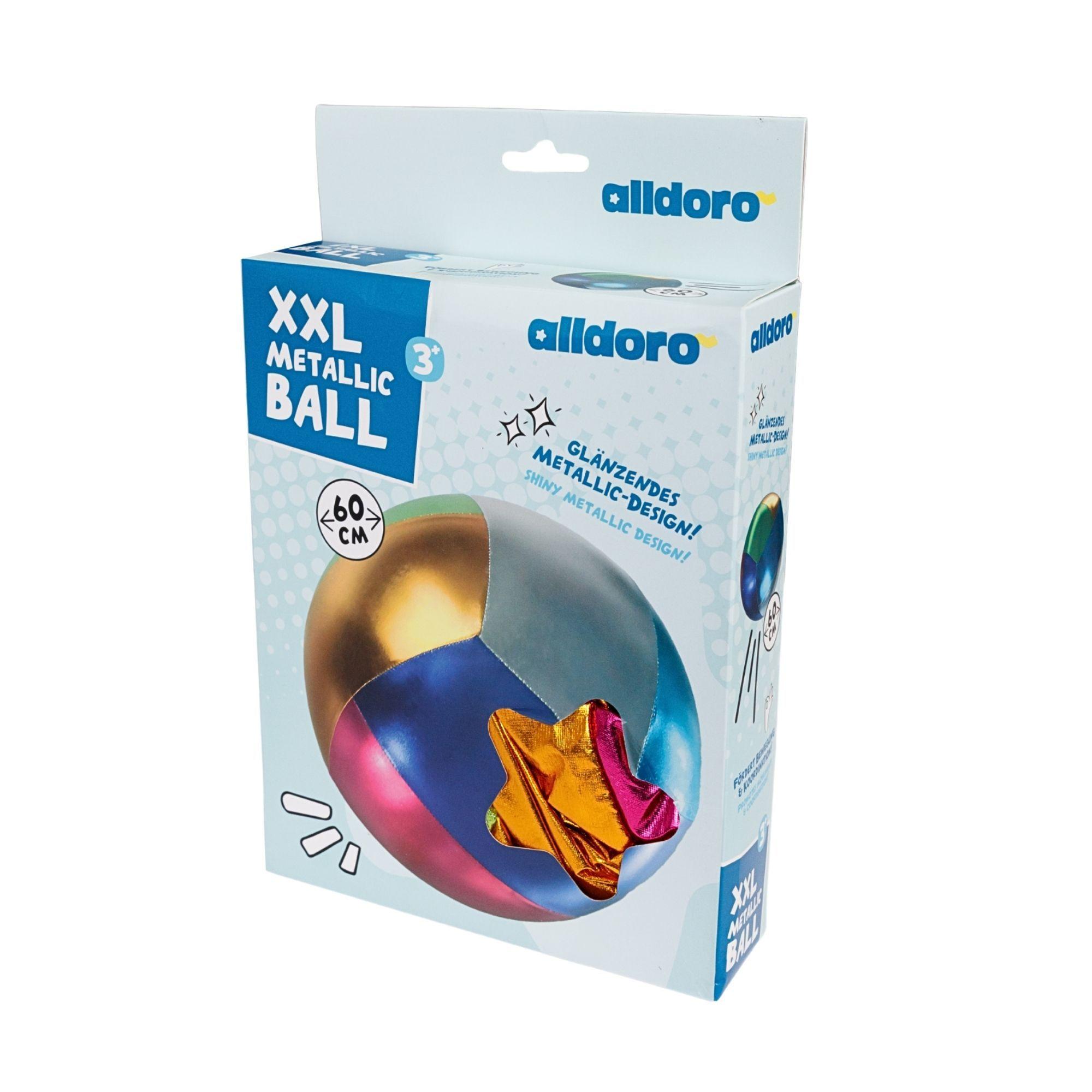 Produktbild alldoro 60299 - XXL Metallic Ball, aufblasbar Ø 60 cm 7 von 8