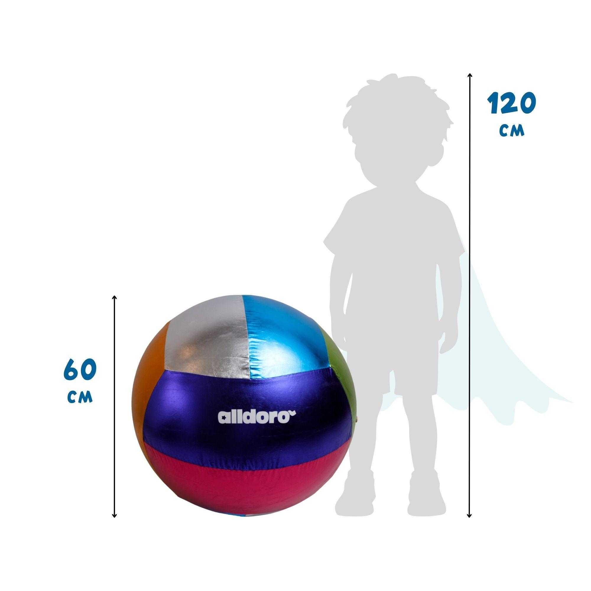 Produktbild alldoro 60299 - XXL Metallic Ball, aufblasbar Ø 60 cm 8 von 8