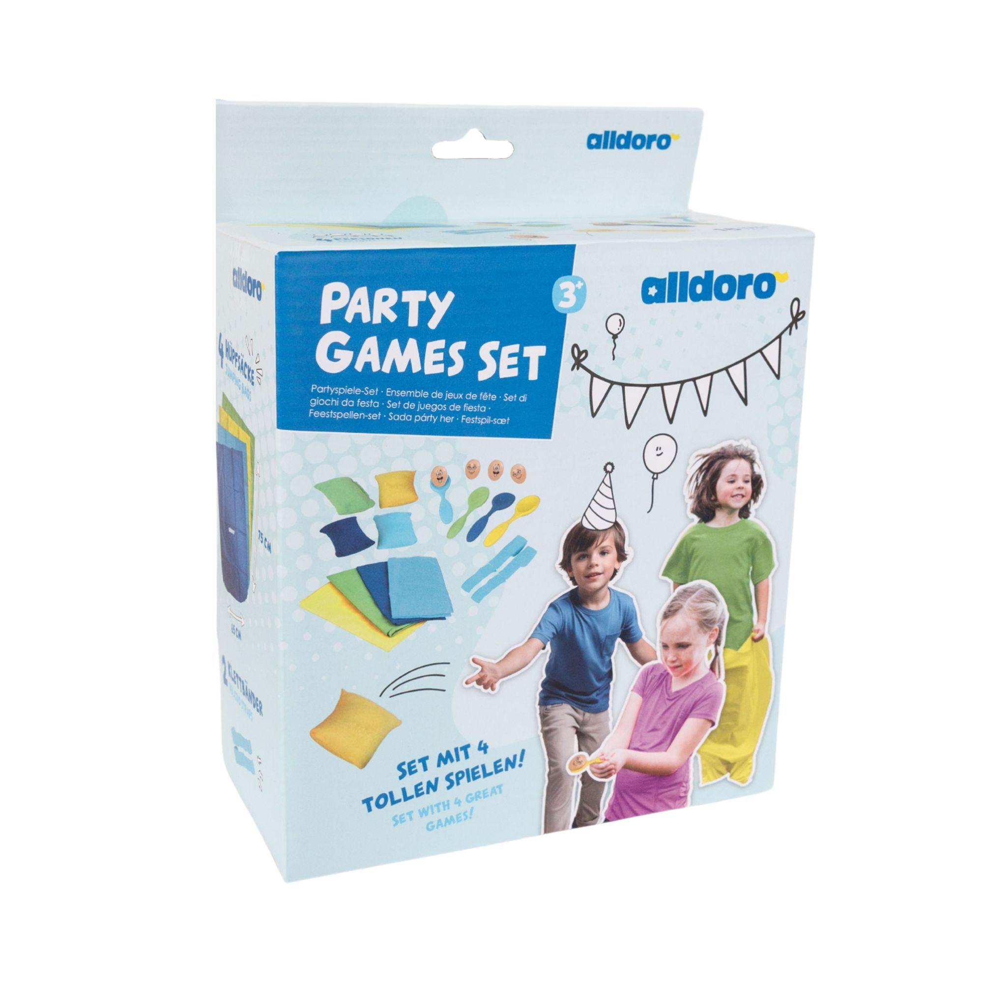Produktbild alldoro 60341 - Birthday Party Set mit 4 beliebten Spielen für den Kindergeburtstag 5 von 6