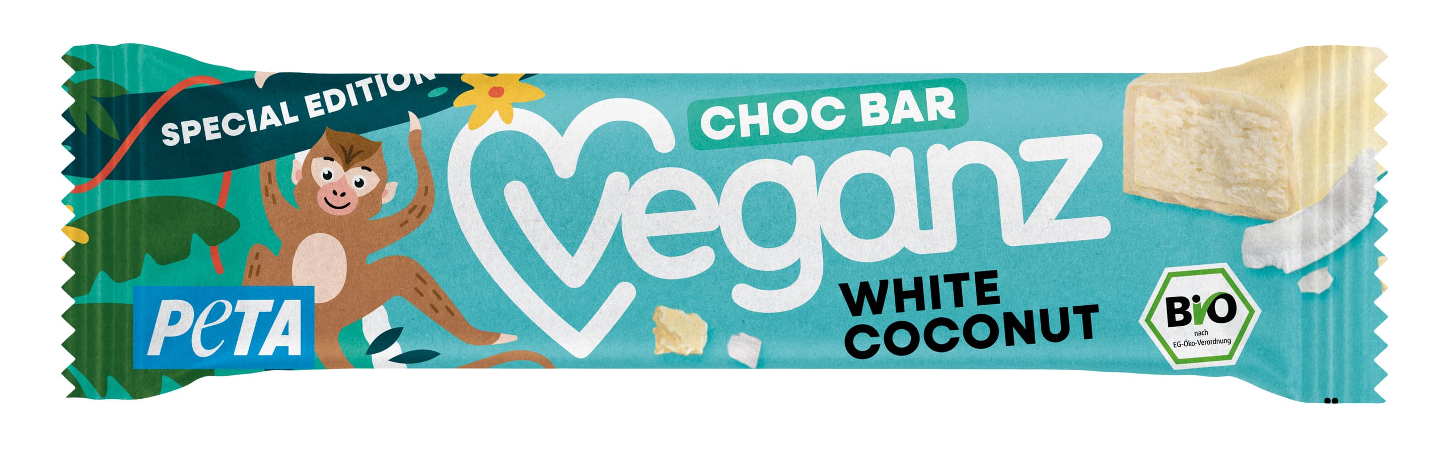 Veganz BIO Choc Bar White Coconut