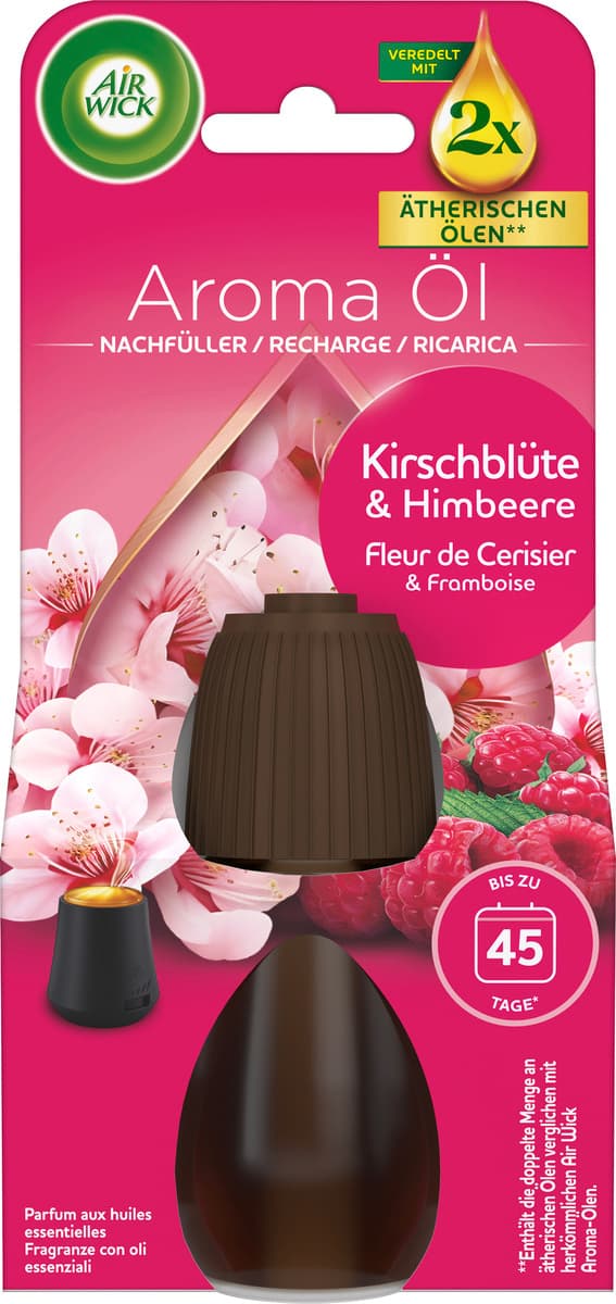 Air Wick Aroma-Öl Flakon Kirschblüte & Himbeere