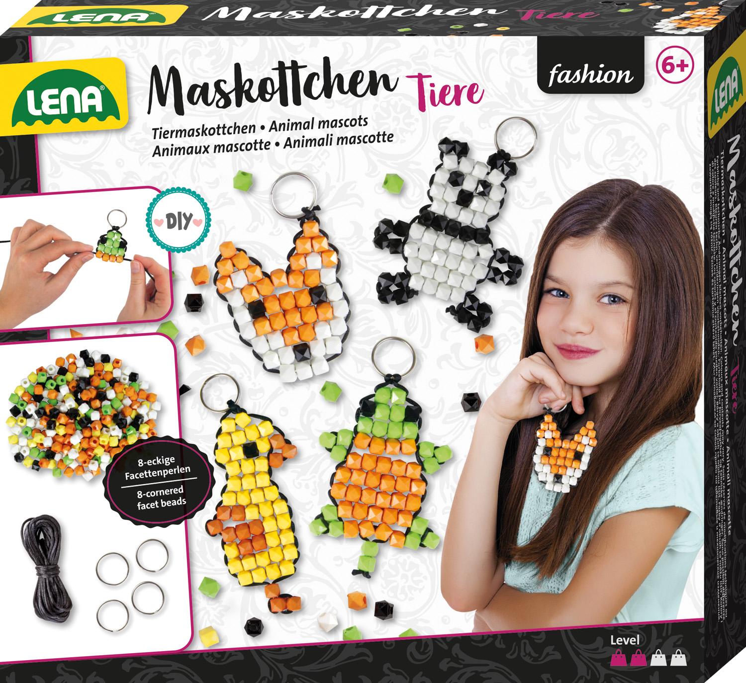 LENA Maskottchen Tiere, Faltschachtel 42547
