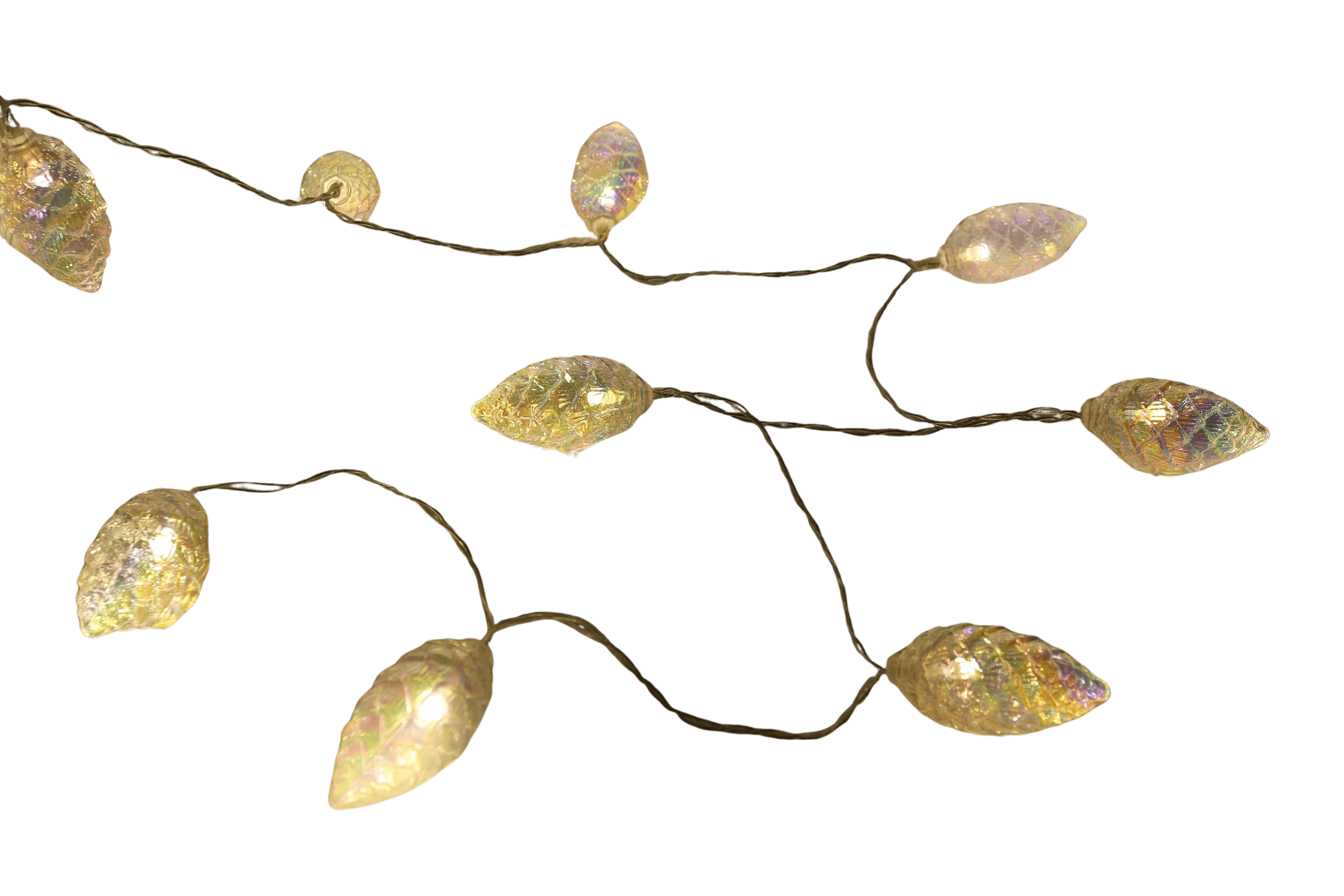 LED Lichterkette Zapfen 