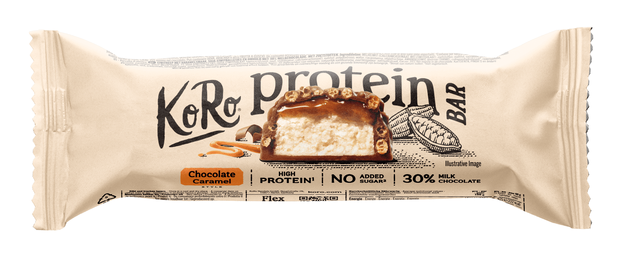 KoRo Max Proteinriegel Caramel Cookie Dough