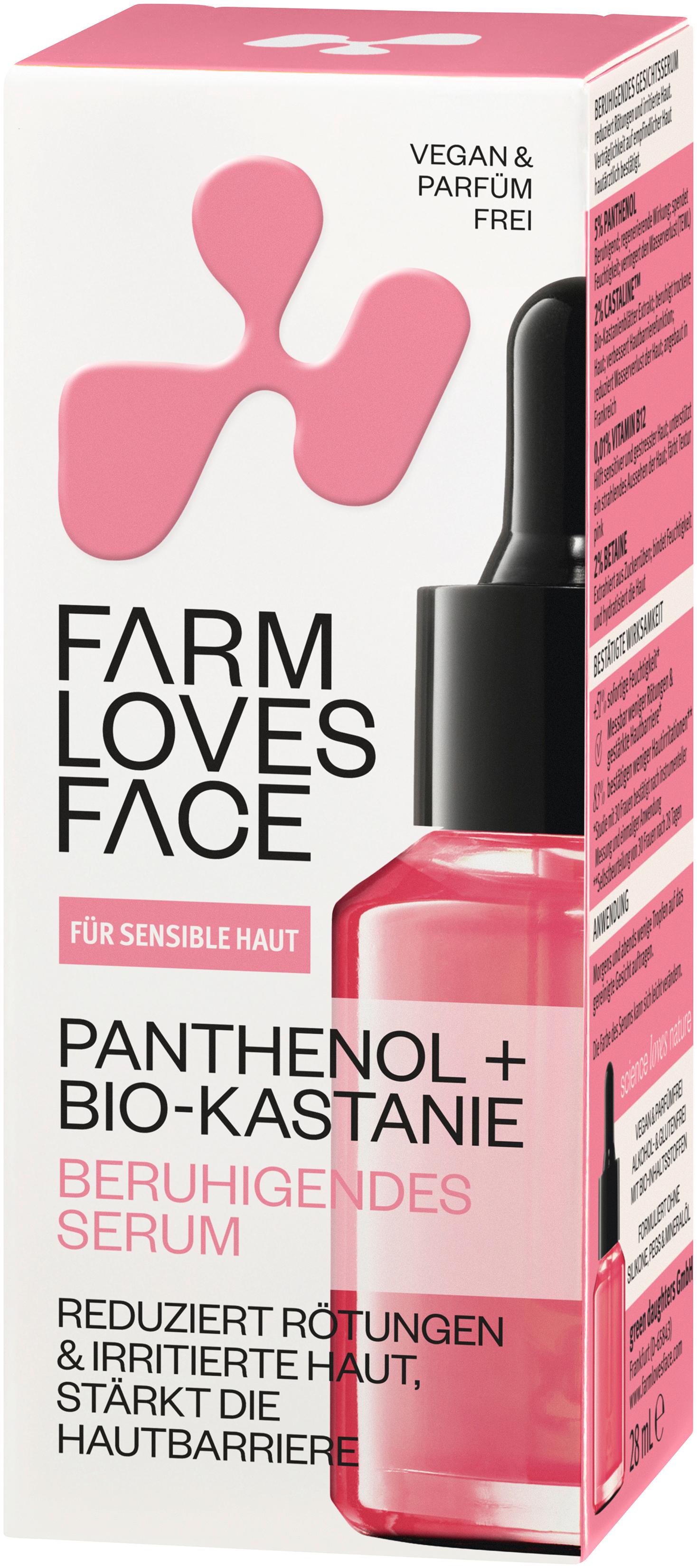 Produktbild Farm Loves Face Panthenol + Organic Chestnut Calming Serum 3 von 4