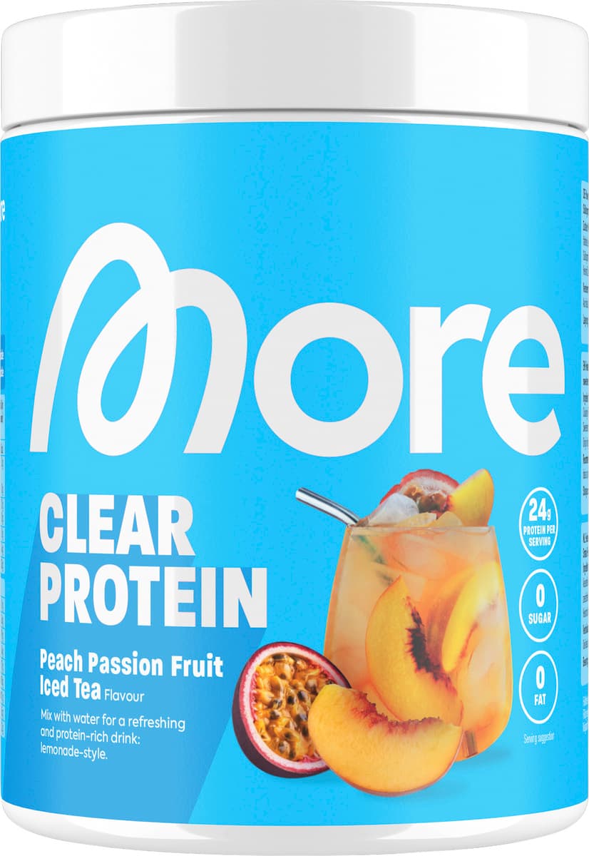 More Clear Protein Peach Passionfruit Ice Tea