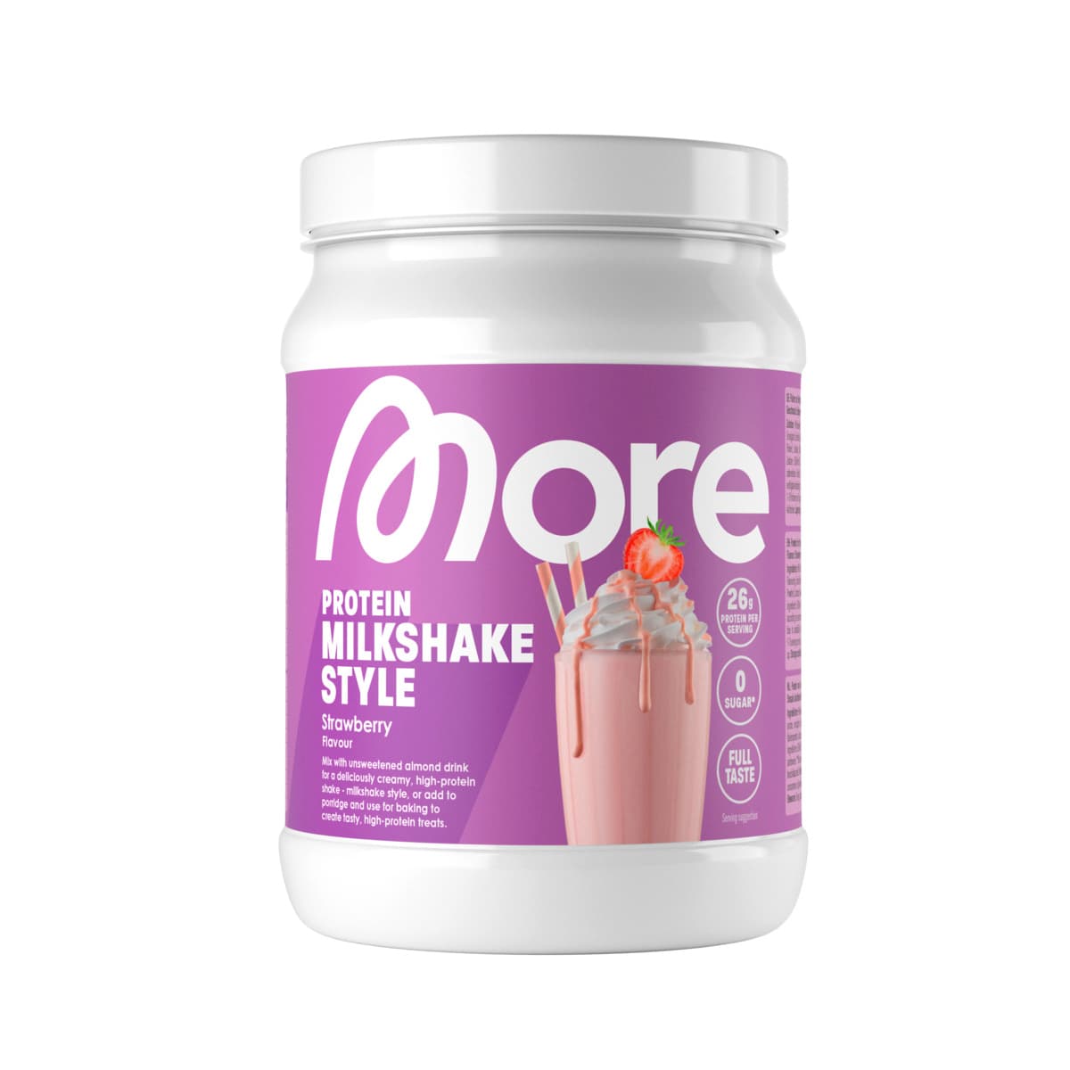 More Protein Milkshake Style Strawberry