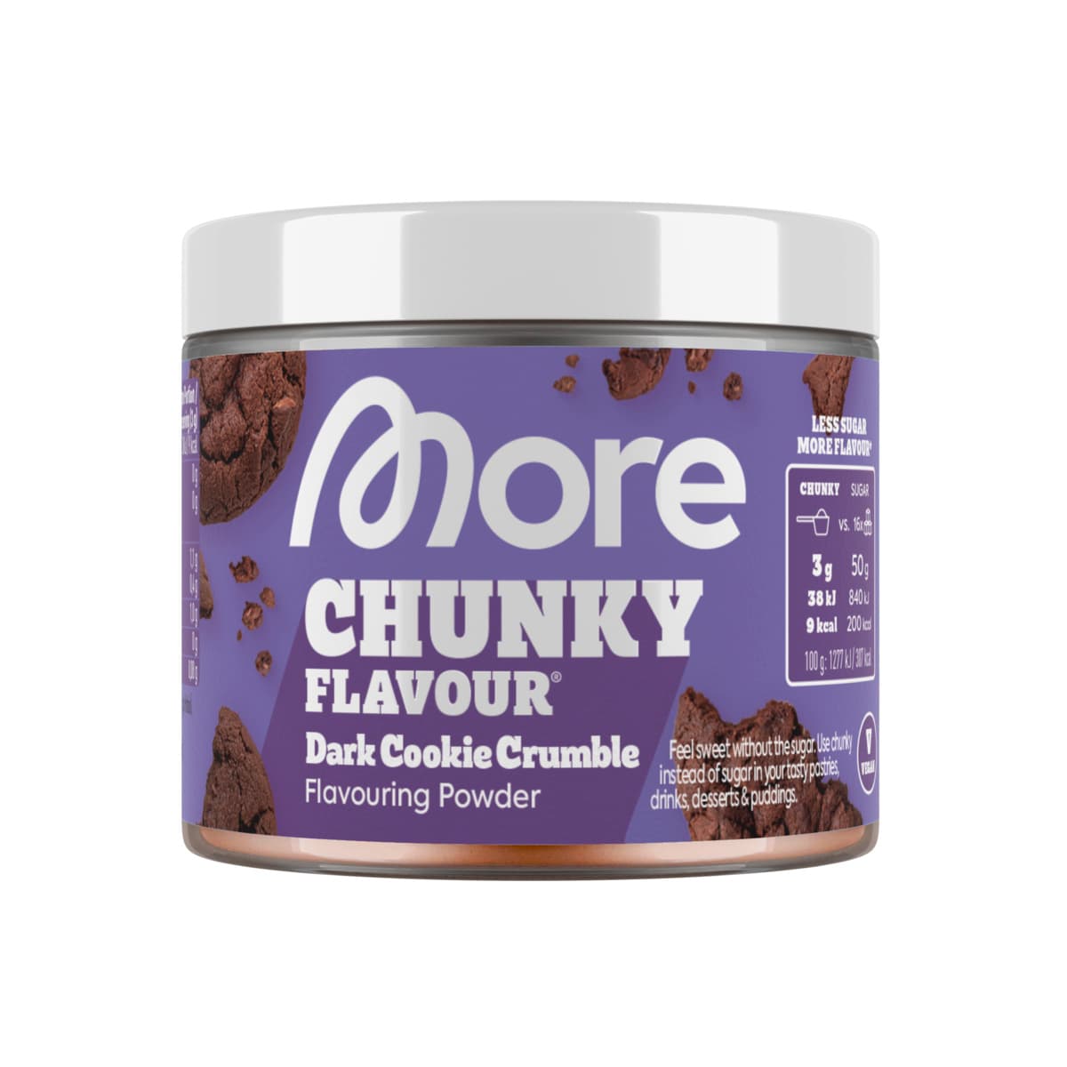 More Chunky Flavour Dark Cookie Crumb