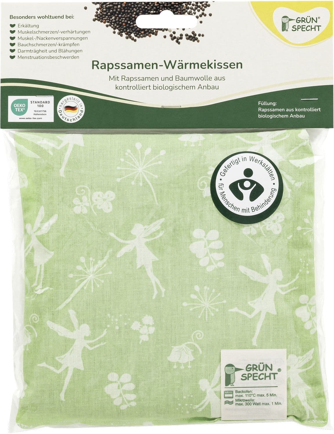 Grünspecht Bio Rapsamenkissen