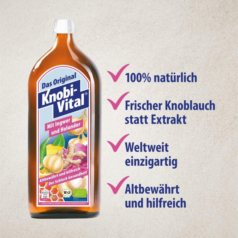Produktbild Knobi-Vital mit Ingwer und Holunder  2 von 3