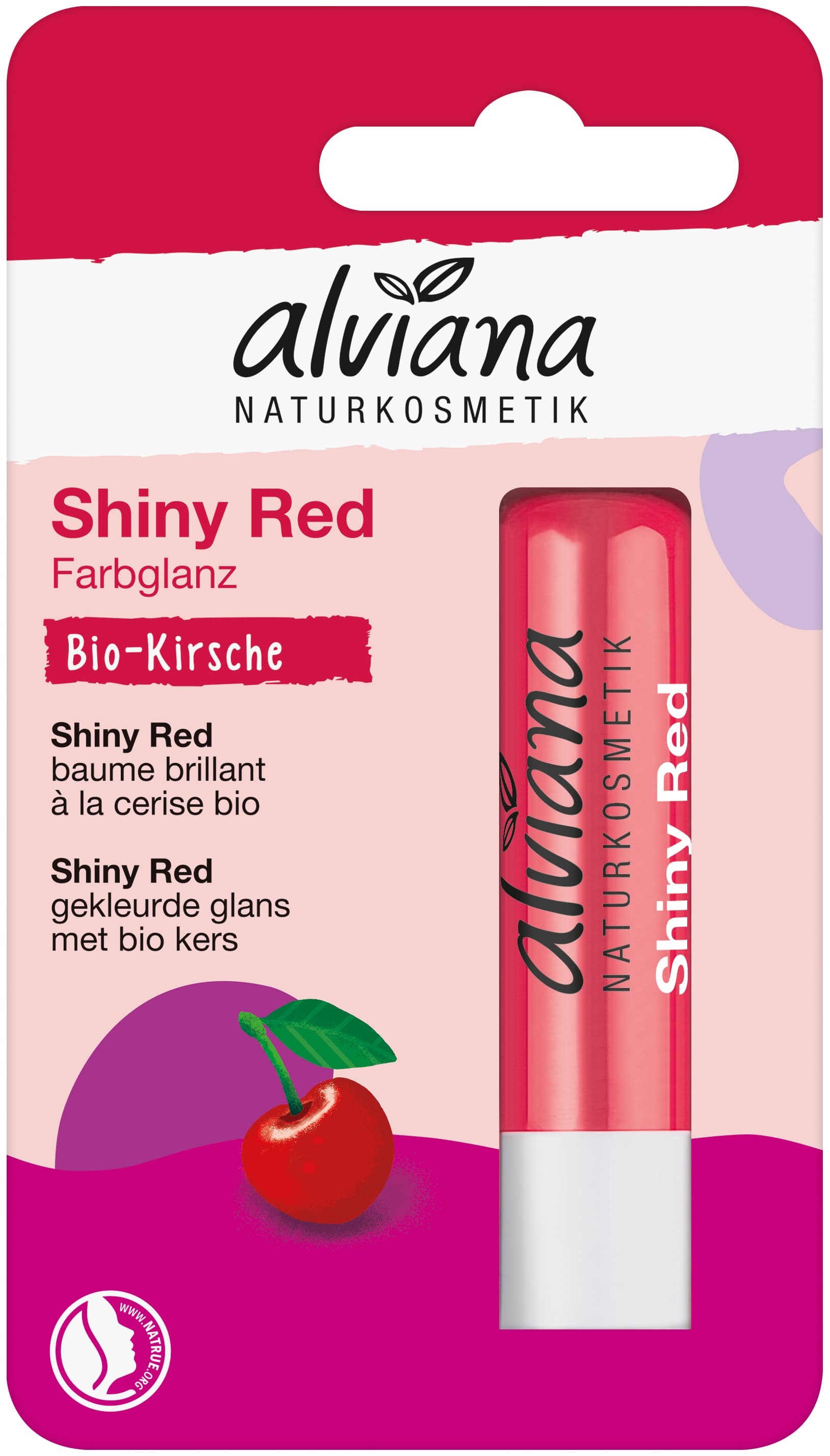 alviana Lippenpflegestift Shiny Red